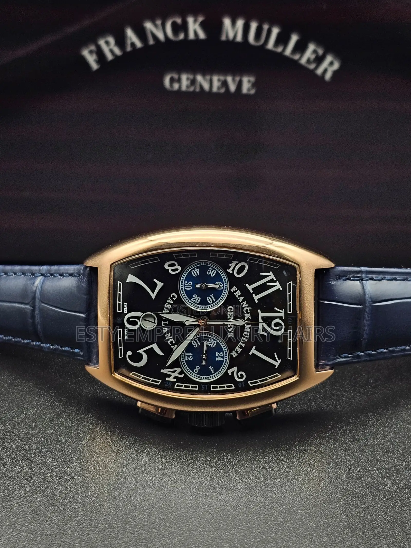 High Quality Luxury Franck Muller Leather Wristwatch