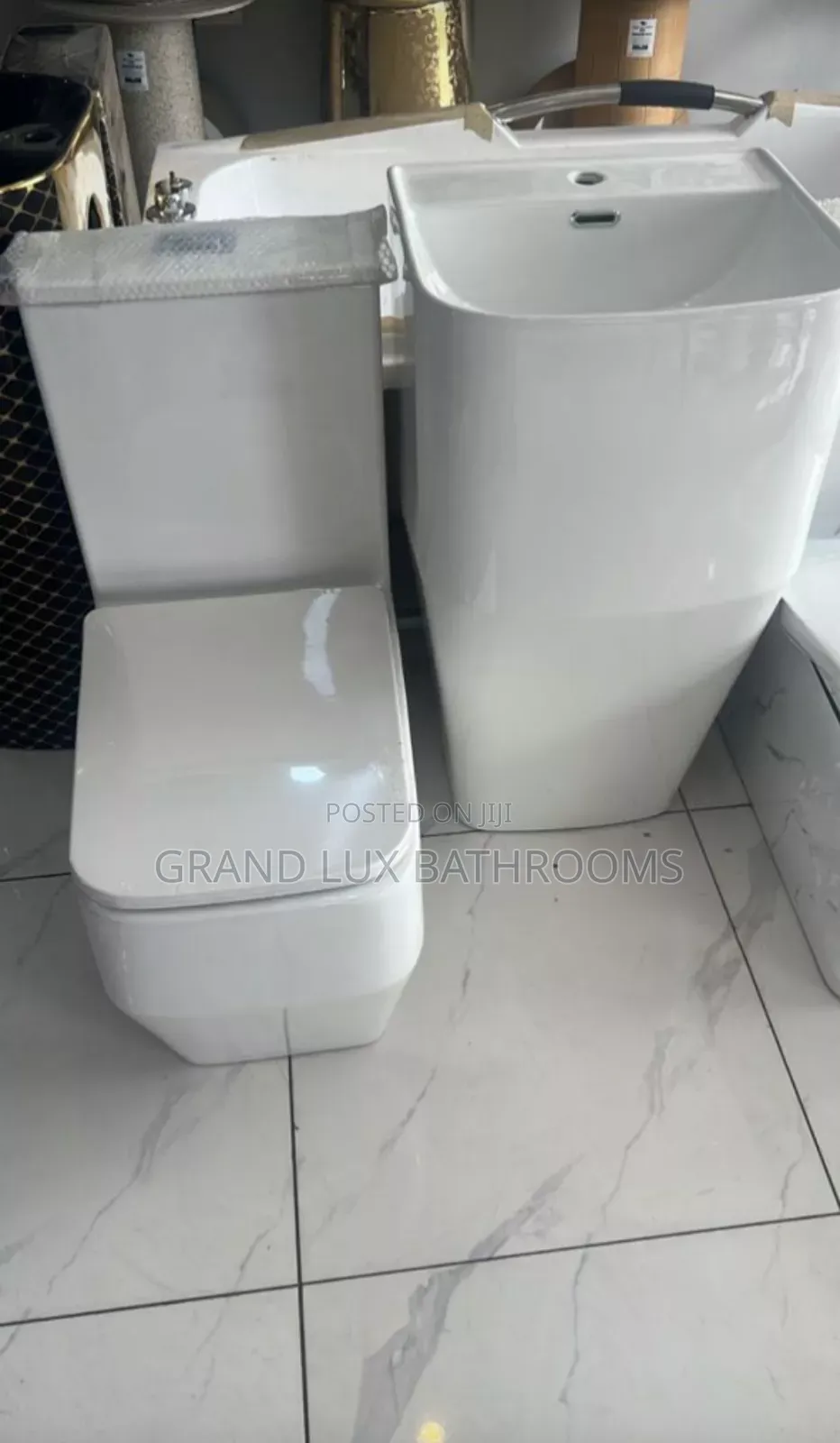 Luxury Executive Toilet and Basin Combo