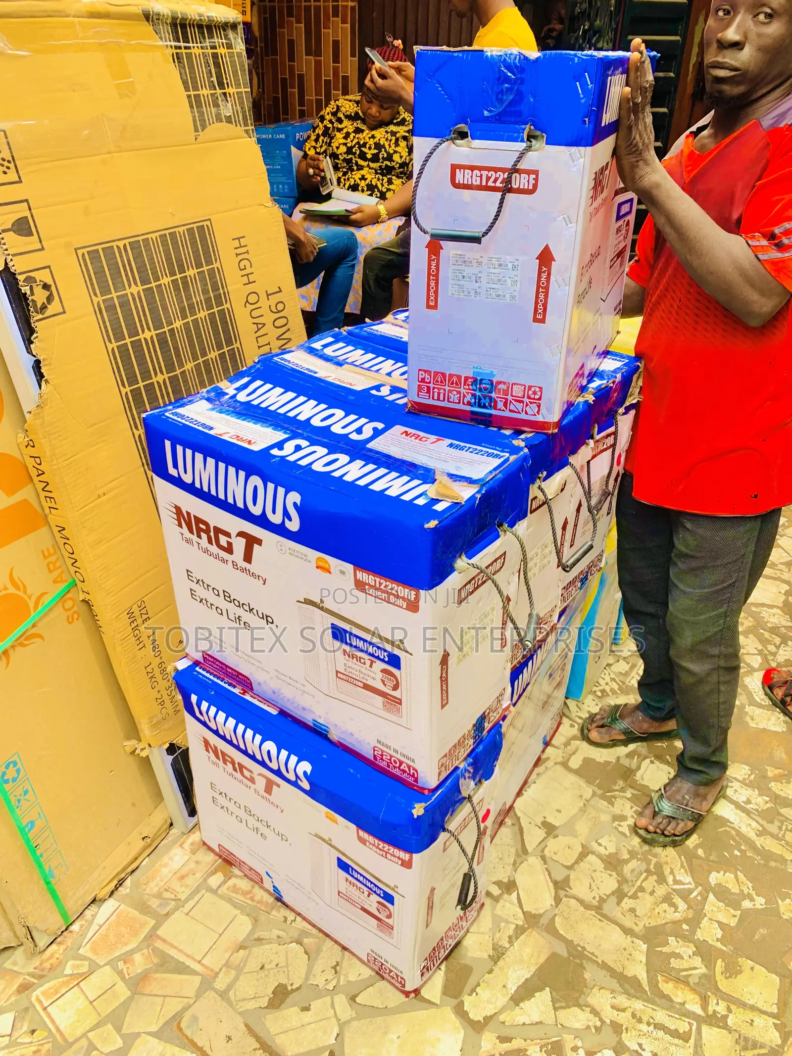 220ah Luminous Solar Batteries