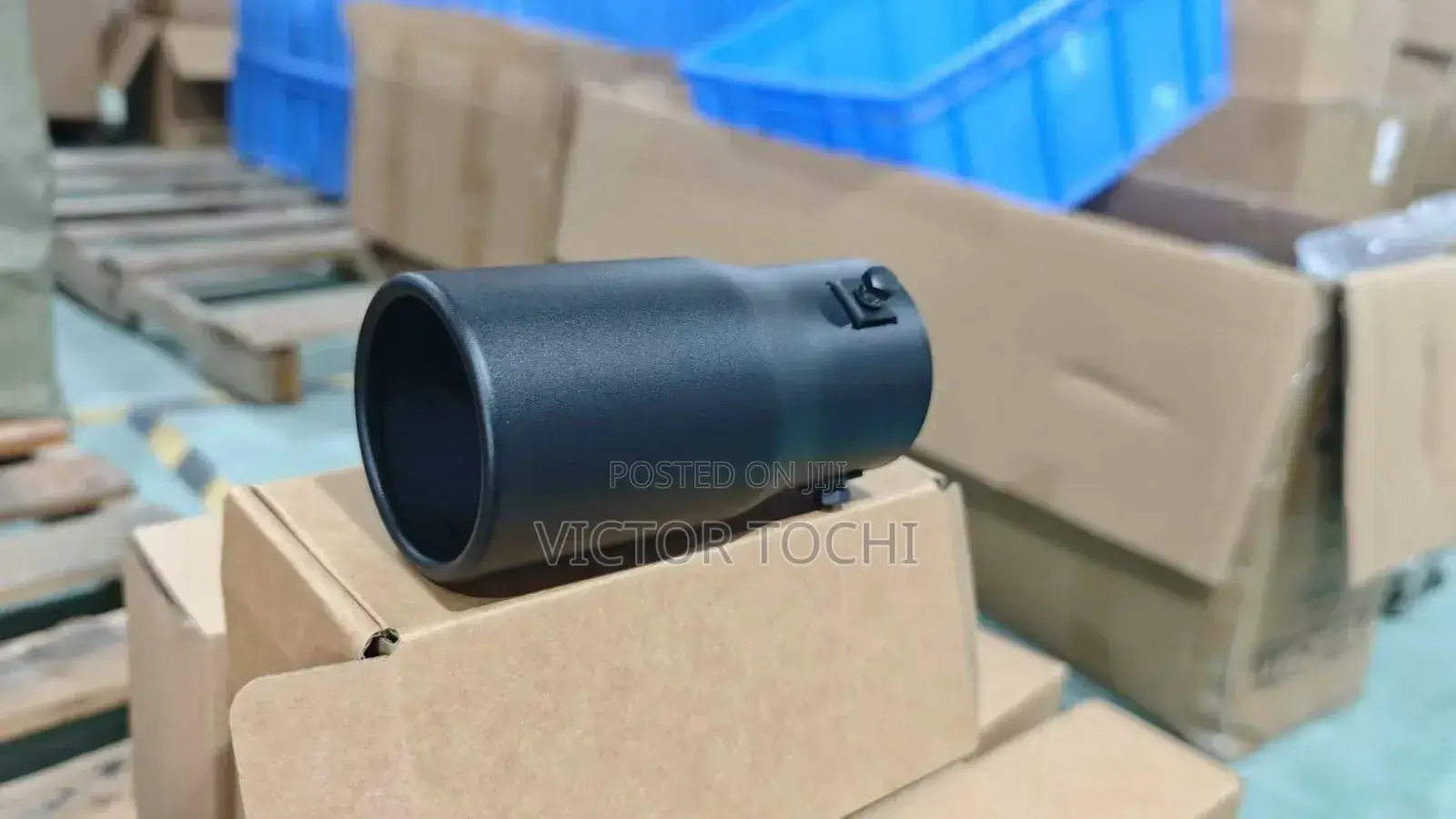 Special Universal Car Exhaust Muffler Mouth Rainbow And Matte Black