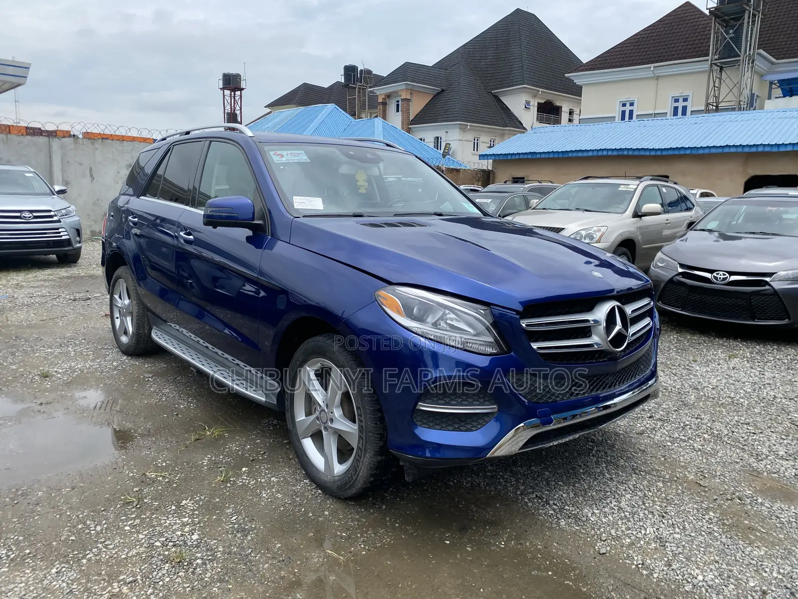 Mercedes-Benz GLE-Class GLE 350d 4MATIC 2017 Blue