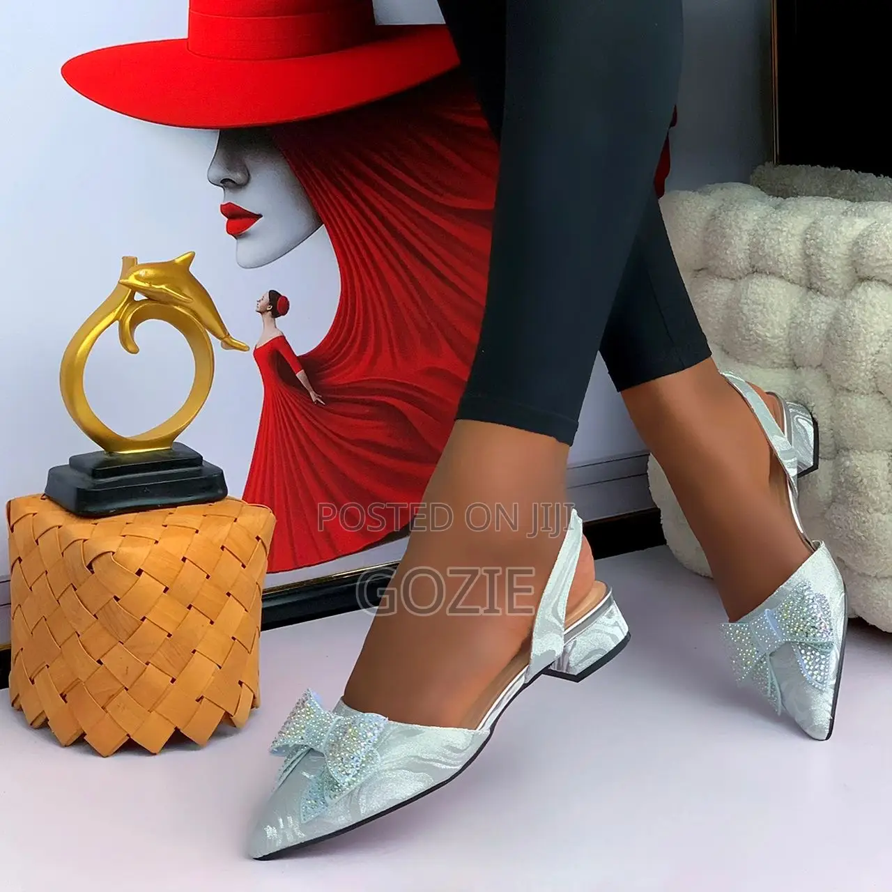 Beautiful Low Heel Slingback