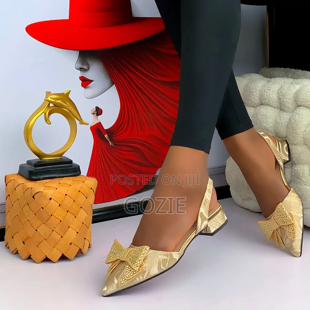 Beautiful Low Heel Slingback