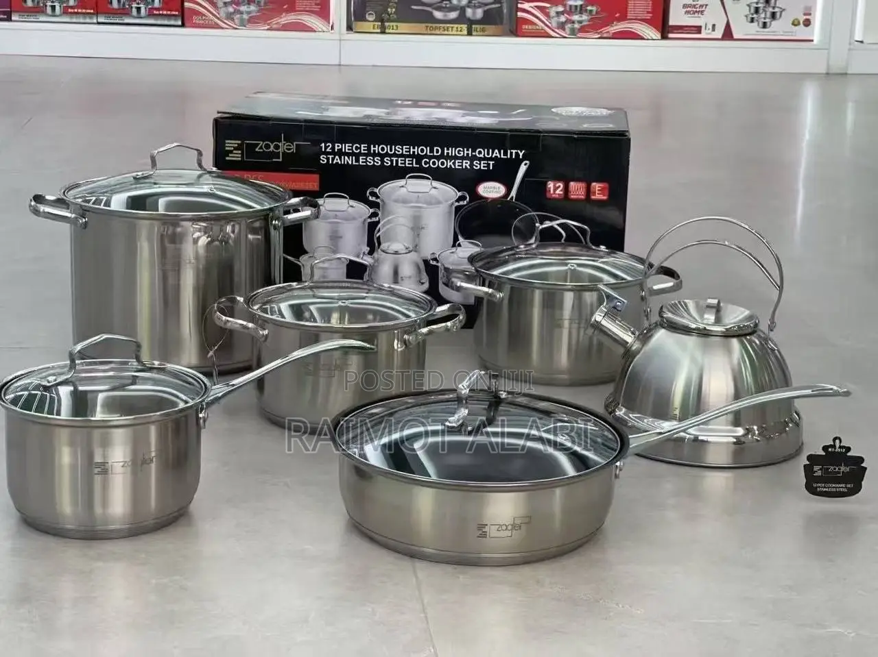 6pcs High Quality Stainless Steel Cookware