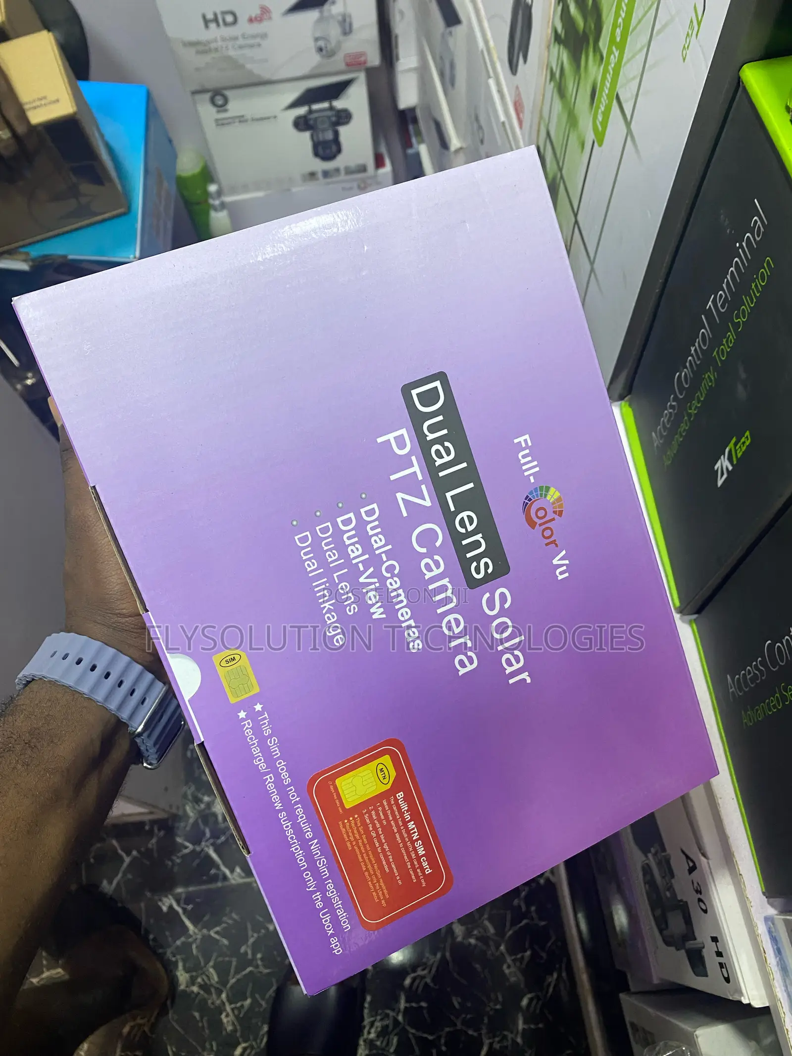 Cenco Vision Hd 4g Dual Lens Solar PTZ CCTV Camera