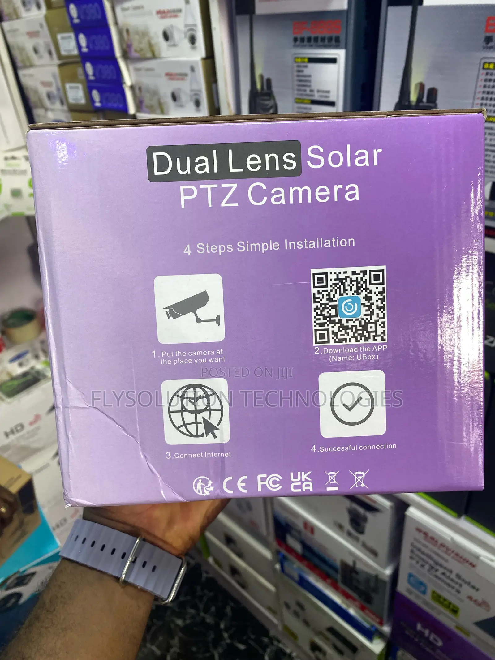 Cenco Vision Hd 4g Dual Lens Solar PTZ CCTV Camera