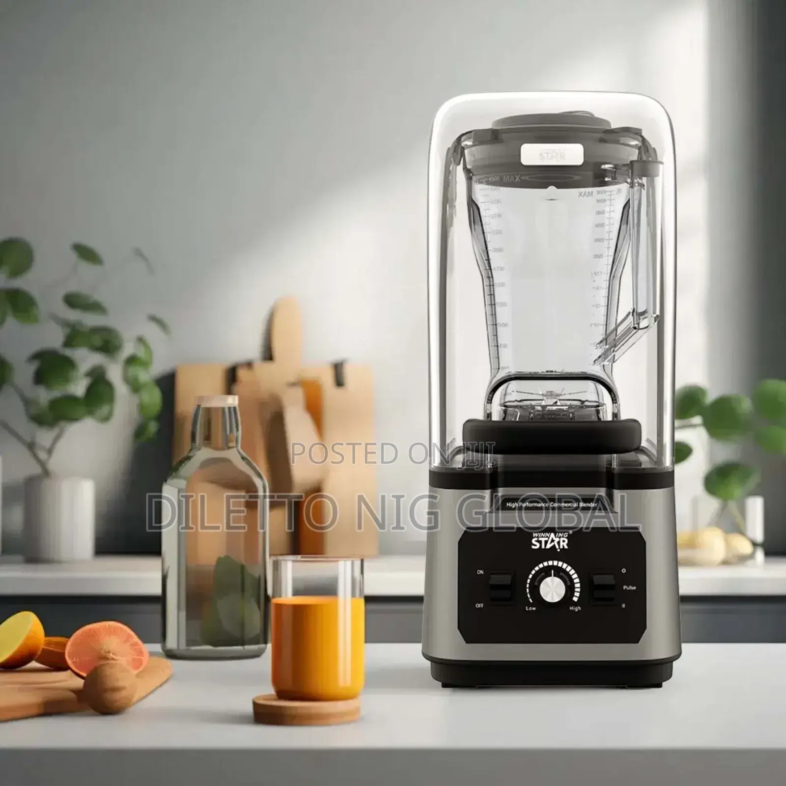 Commercial Blender With Noise Shield