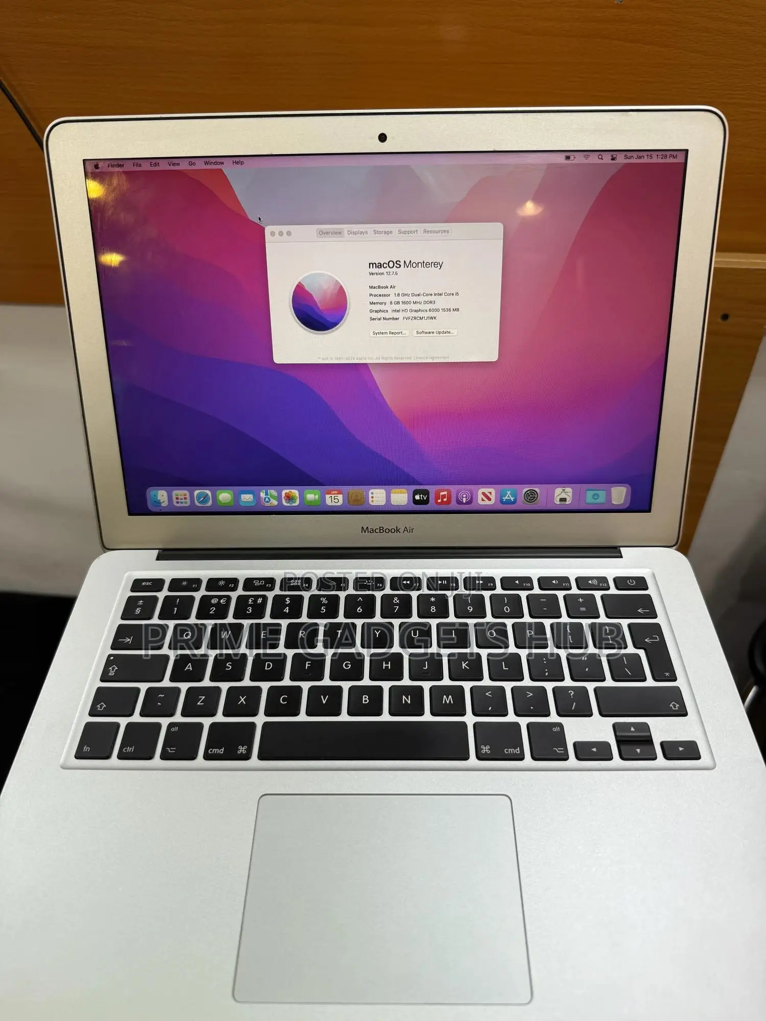 Laptop Apple MacBook Air 2017 8GB Intel Core i5 SSHD (Hybrid) 256GB