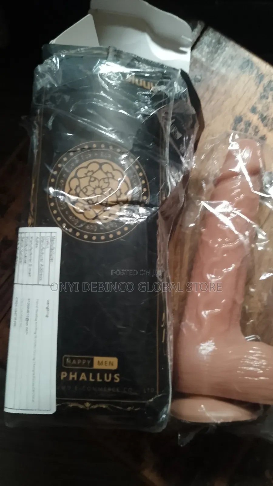 Brown Color Soft Realistic Dildo Penis With Ball for Female