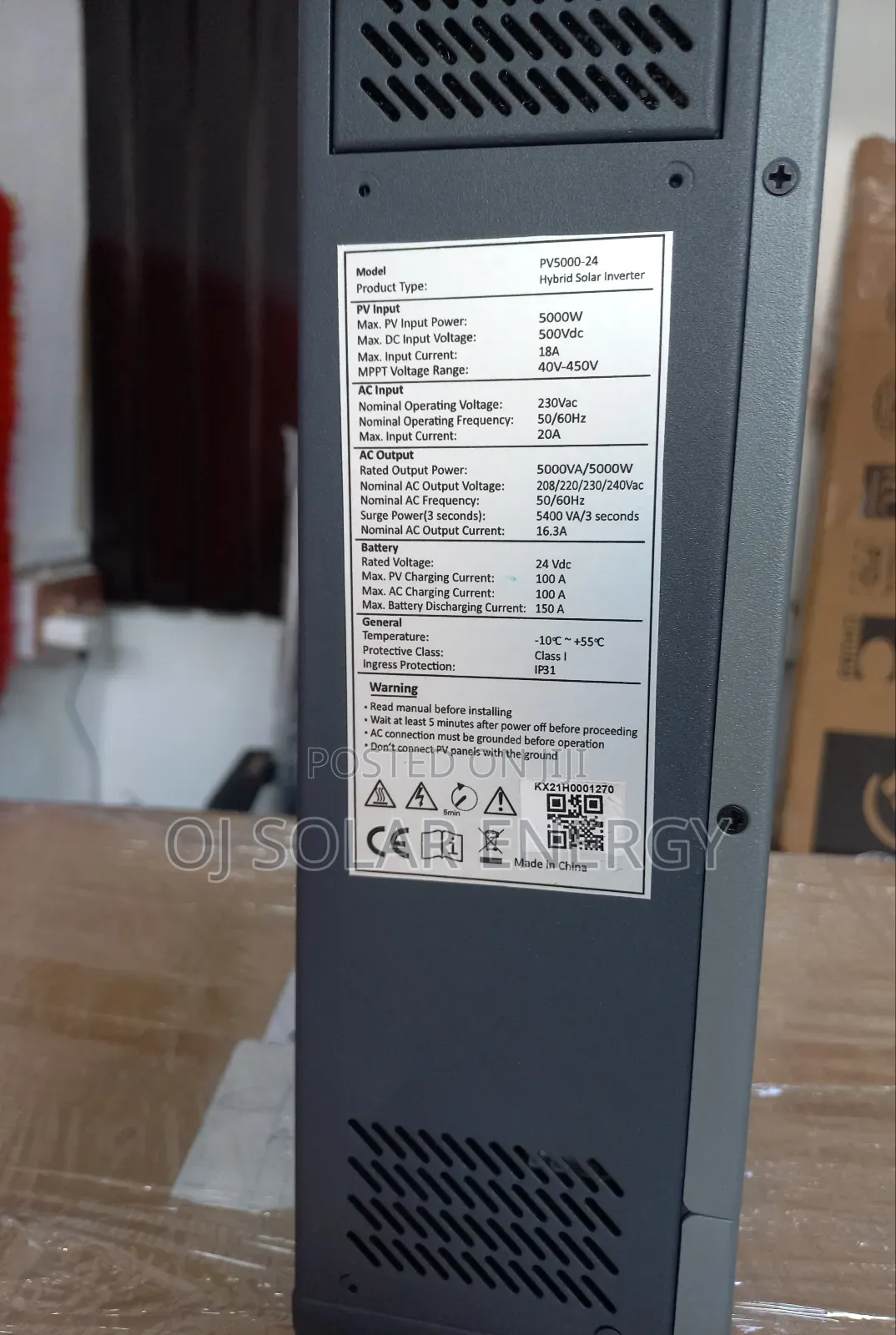 Haisic 5kva Solar Hybrid Inverter