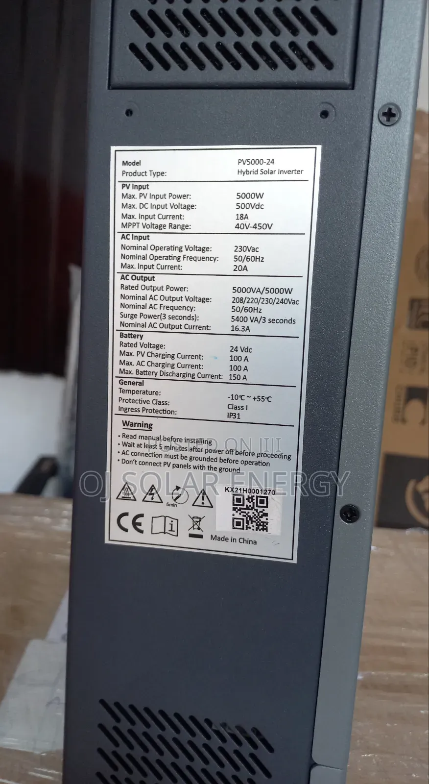 Haisic 5kva Solar Hybrid Inverter