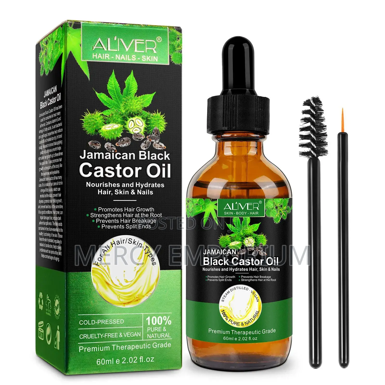 Jamaican Black Castor Oil Is a 100% Pure, Cold Pressed