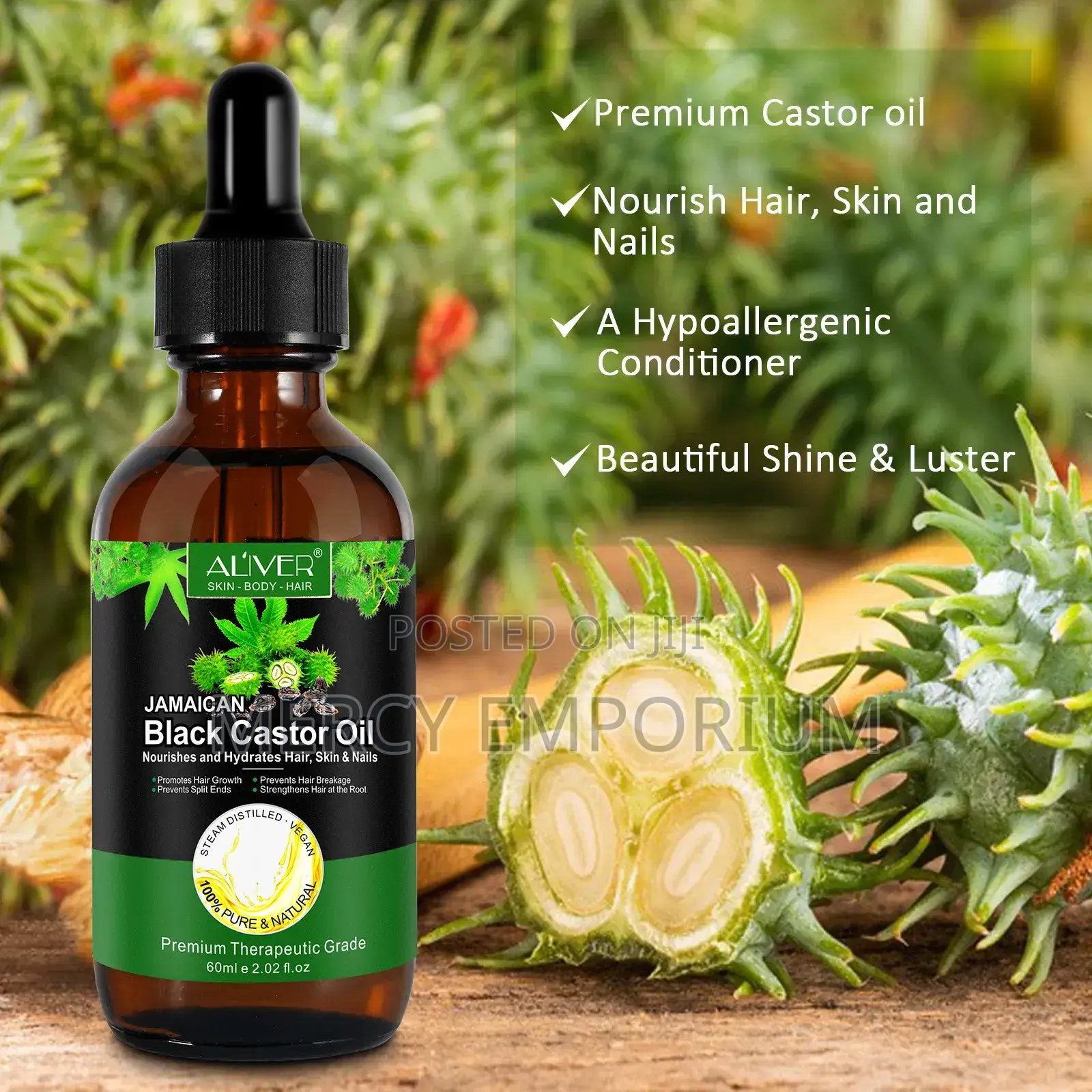 Jamaican Black Castor Oil Is a 100% Pure, Cold Pressed