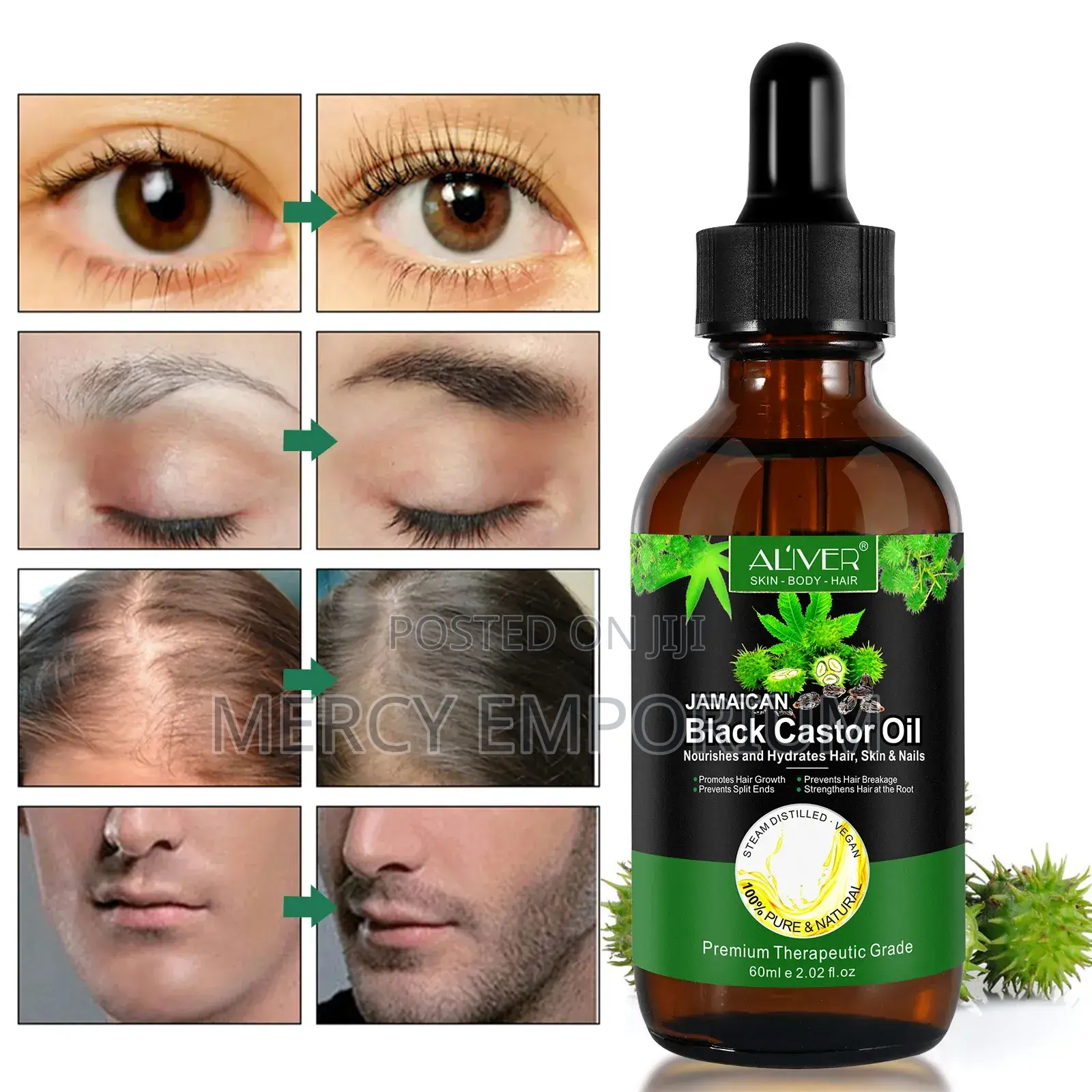 Jamaican Black Castor Oil Is a 100% Pure, Cold Pressed