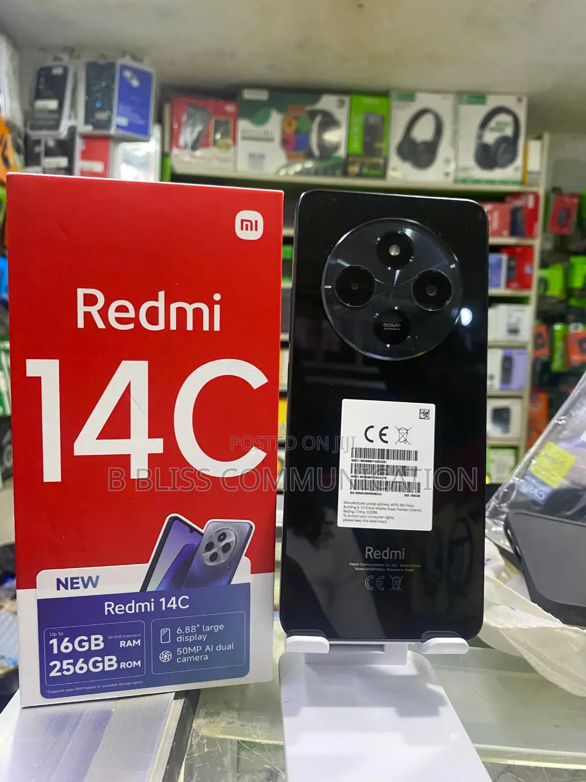 New Xiaomi Redmi 14C 256 GB Black