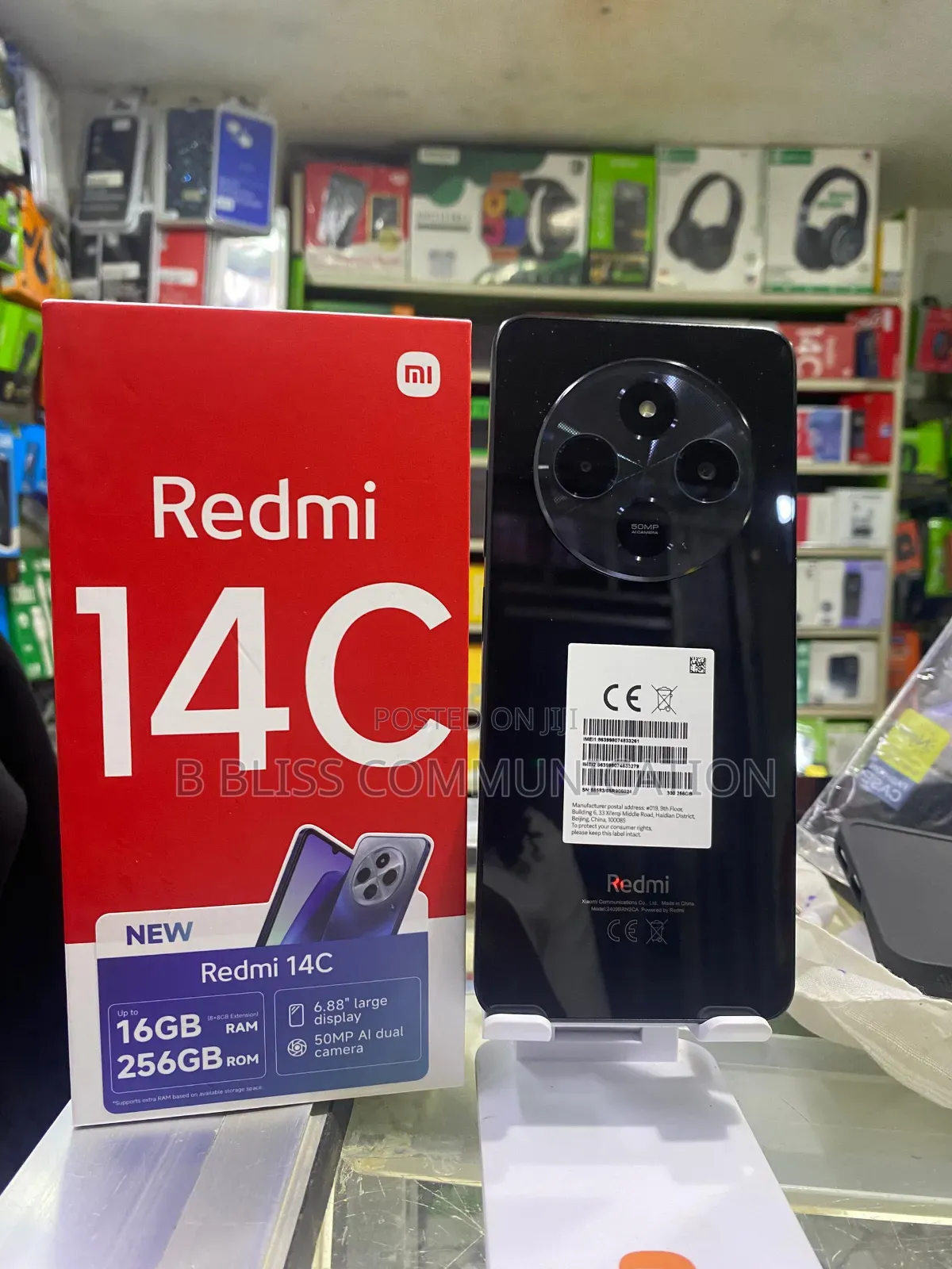New Xiaomi Redmi 14C 256 GB Black