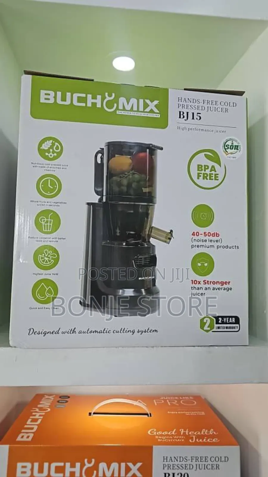 Buchymix Turbo Crush Juicer - 10x Stronger Than an Average Juicer
