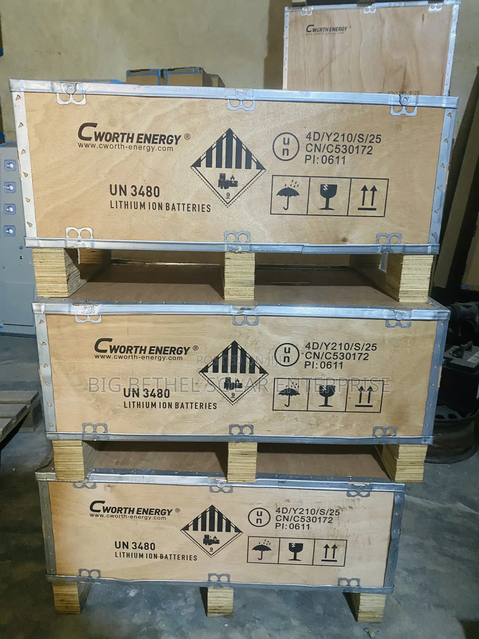 10kwh 51.2v 200ah Cworth Solar Lithium Iron Battery