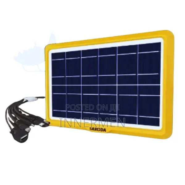 6v 6w Multi Plugs Solar Panel For Mobile Phones