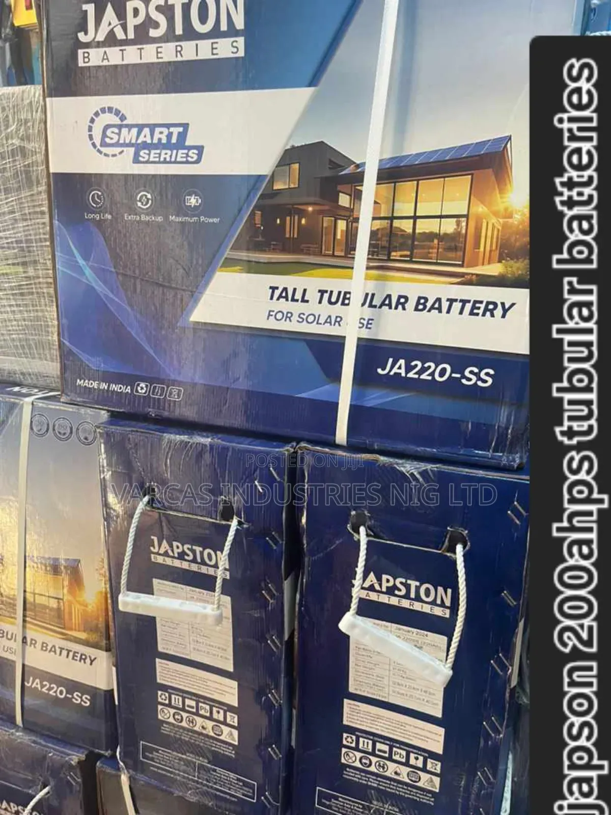 Japson 220ahp Tubular Batteries
