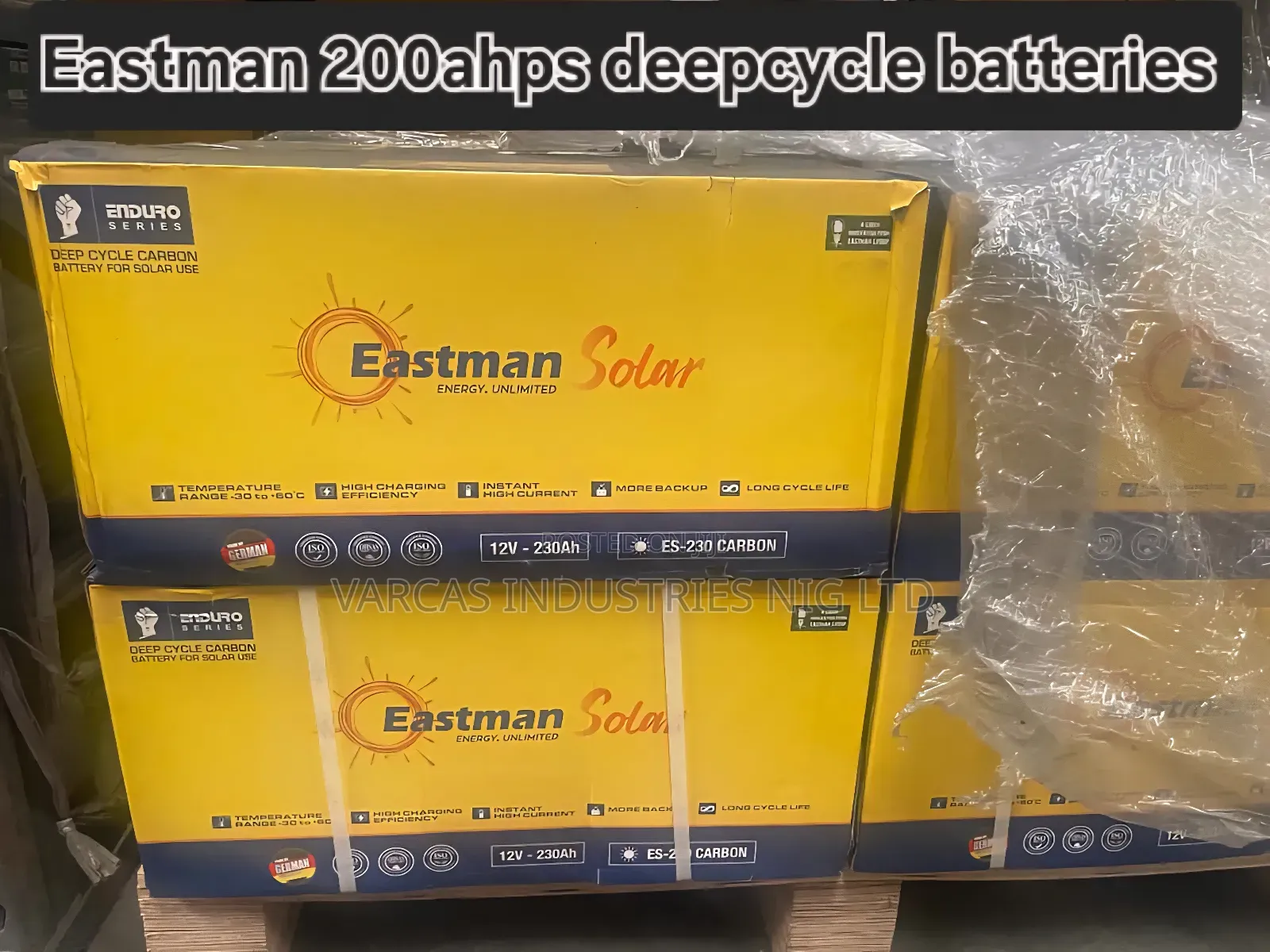 Eastman 200ahps Deepcycle Batteries