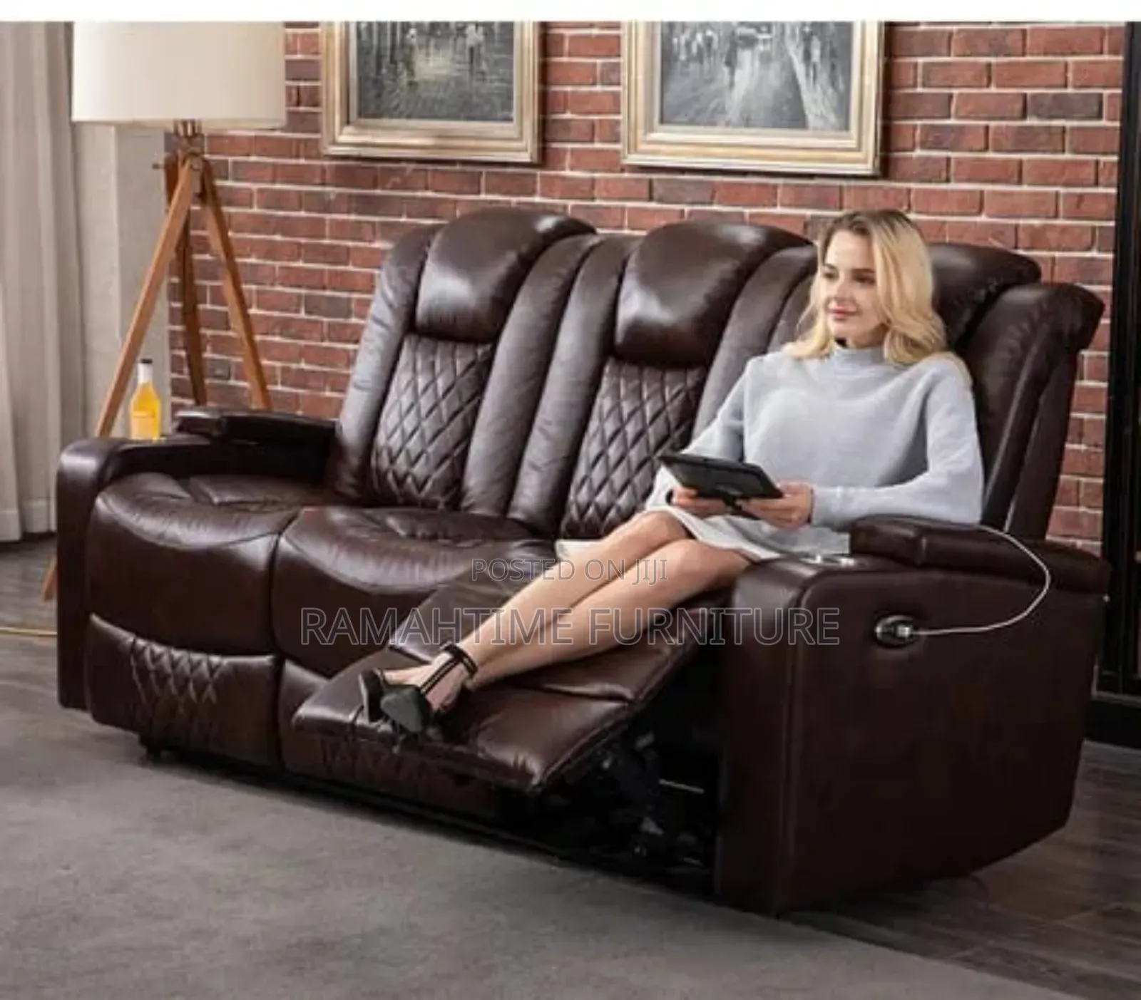 Three Seater Electric Home Theater Cinema Chairs