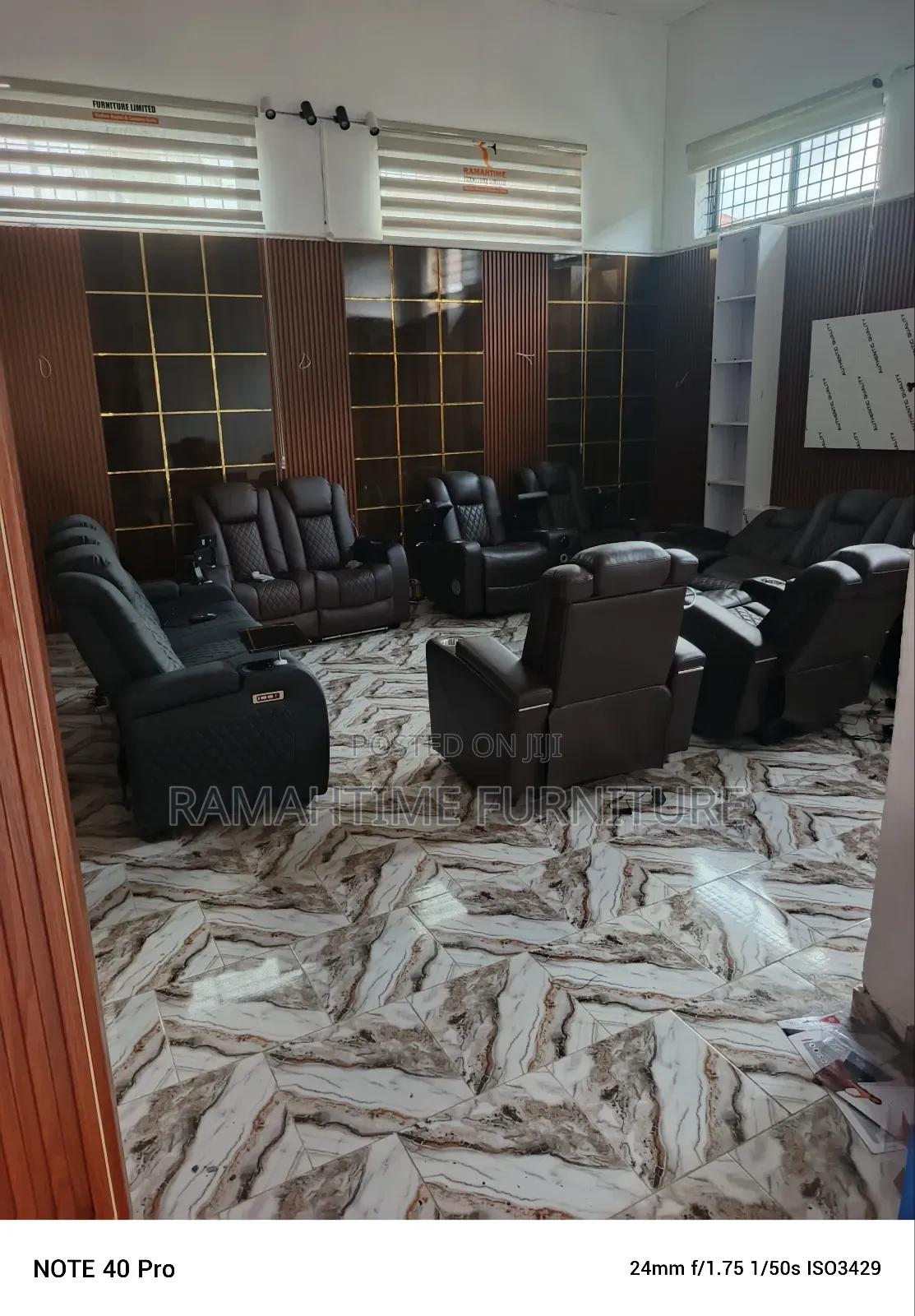 Three Seater Electric Home Theater Cinema Chairs
