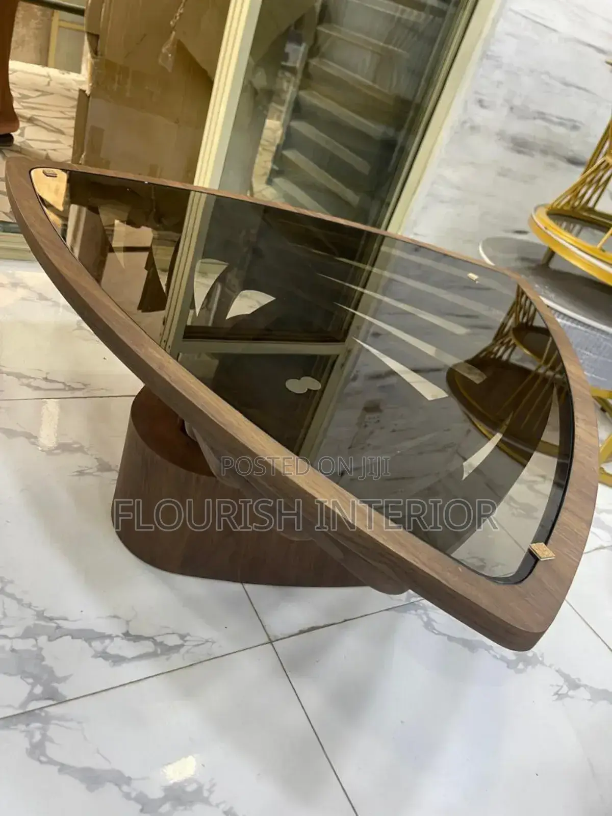 Luxury Standard Glass Top Center Table.