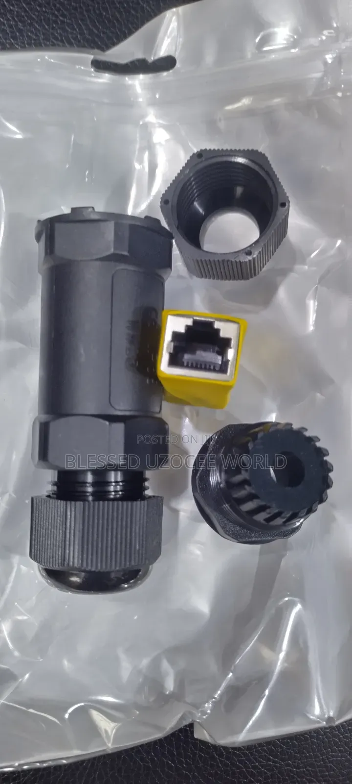 Rj45 1p68 Gigabit Waterproof Shielded Copuler/Joiner Lan Cableextender
