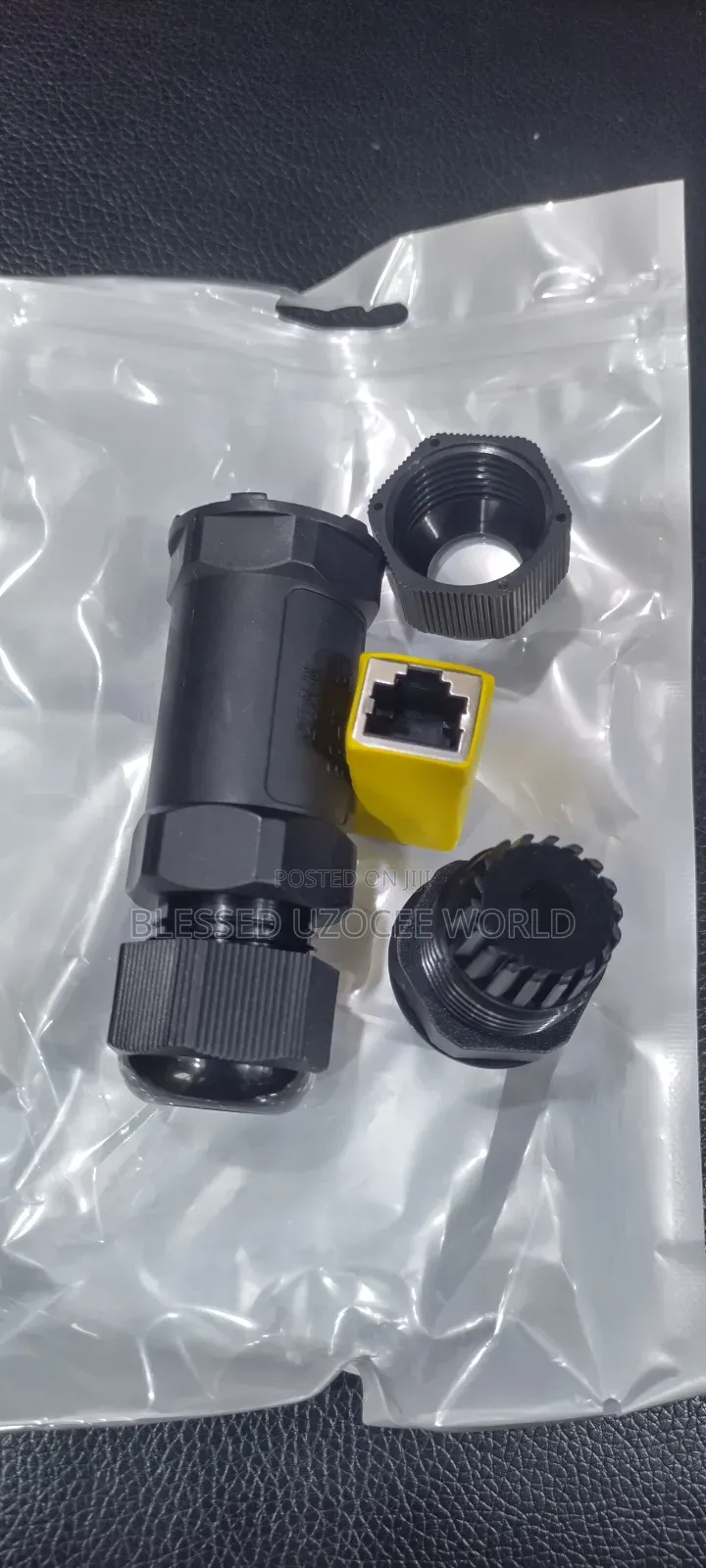 Rj45 1p68 Gigabit Waterproof Shielded Copuler/Joiner Lan Cableextender