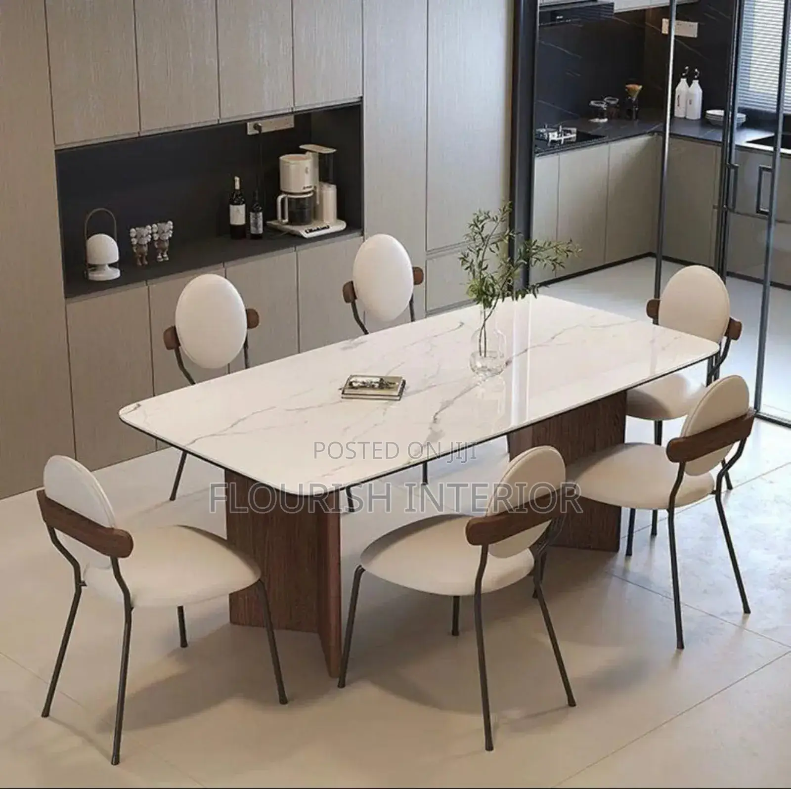 High Quality Imported Unique Luxury Dining Set by 6