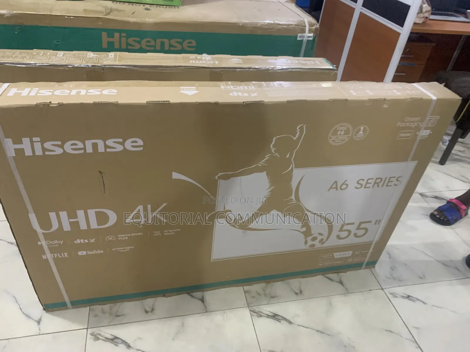 Hisense 55-Inch Uhd Smart Tv With Wi-Fi