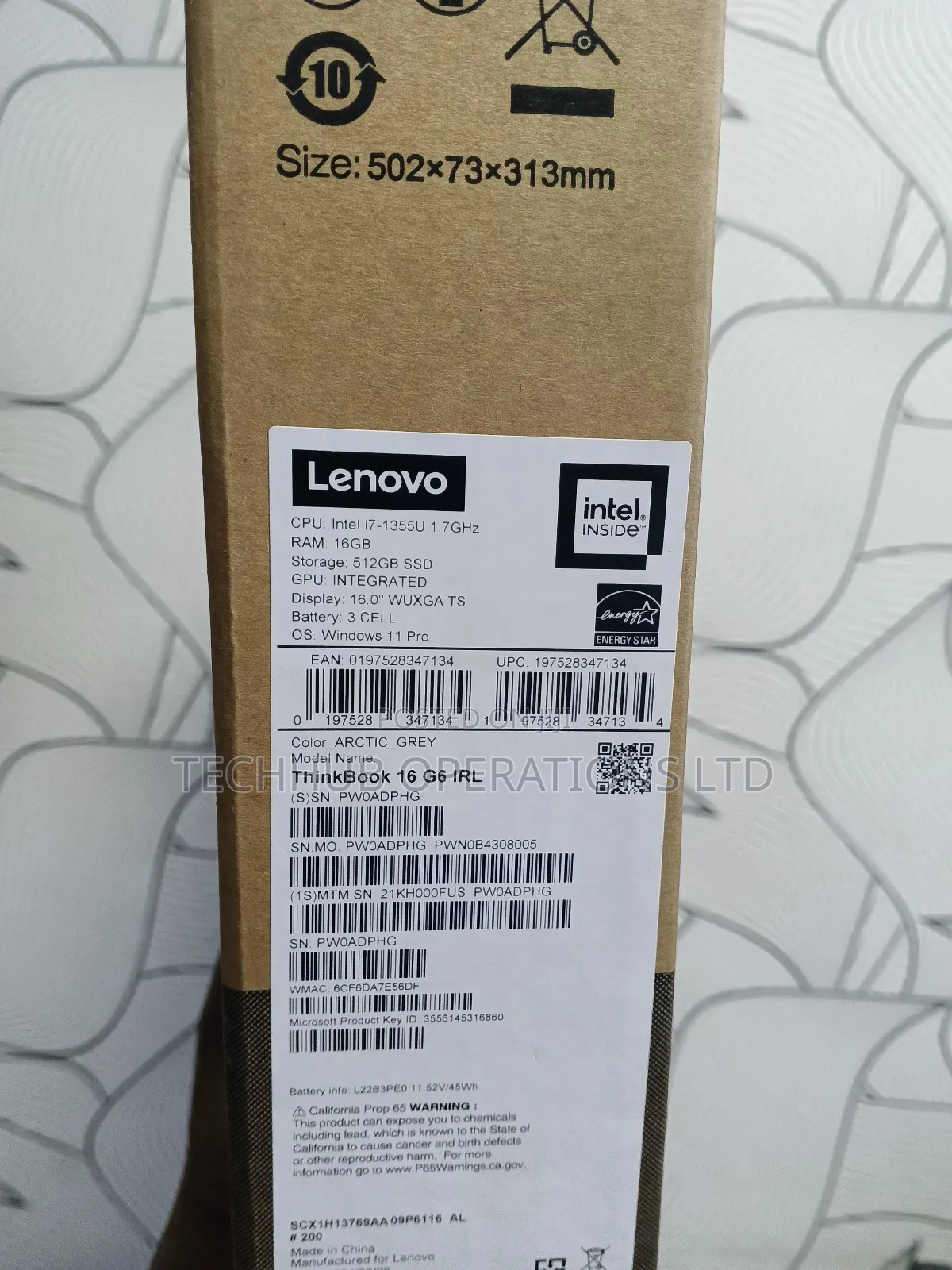 New Laptop Lenovo Yoga 7i 16GB Intel Core Ultra 7 SSD 1T