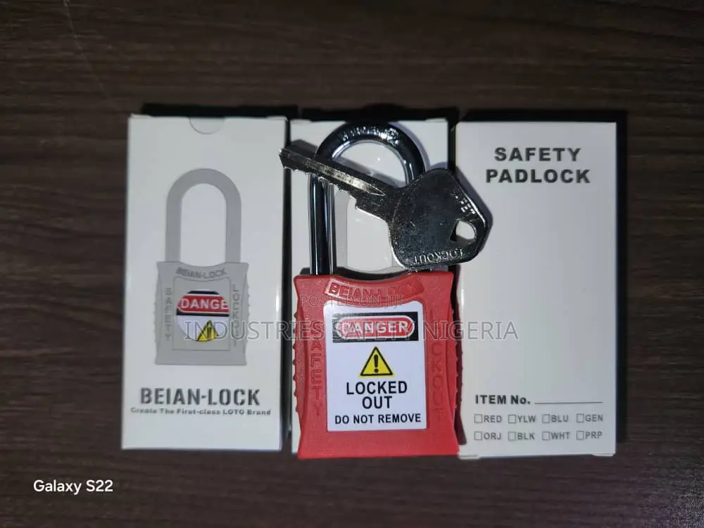 Steel Shackle Loto Safety Lockout Padlock Beian-lock Ban-201