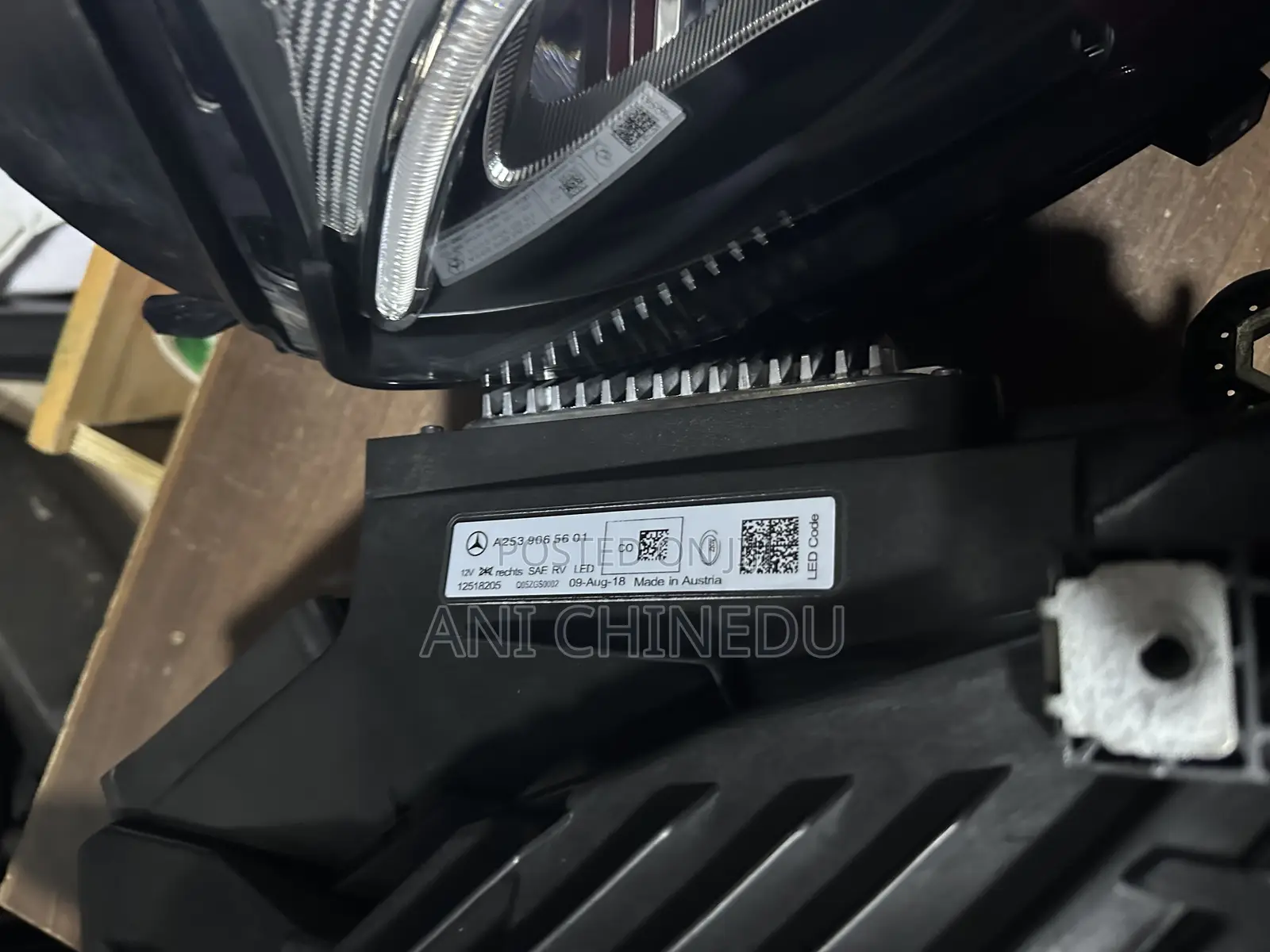 Original Headlight for Mercedes Benz GLC 2018 Double Charger