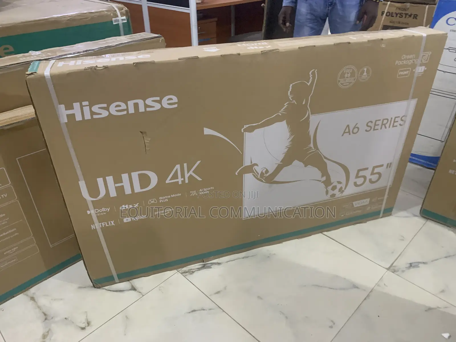 Hisense 55-Inch Smart Uhd Tv With Netflix, Youtube