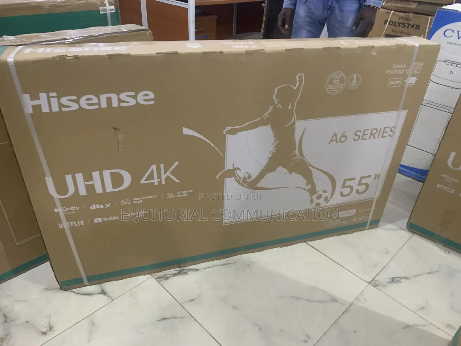 Hisense 55-Inch Smart Uhd Tv With Netflix, Youtube