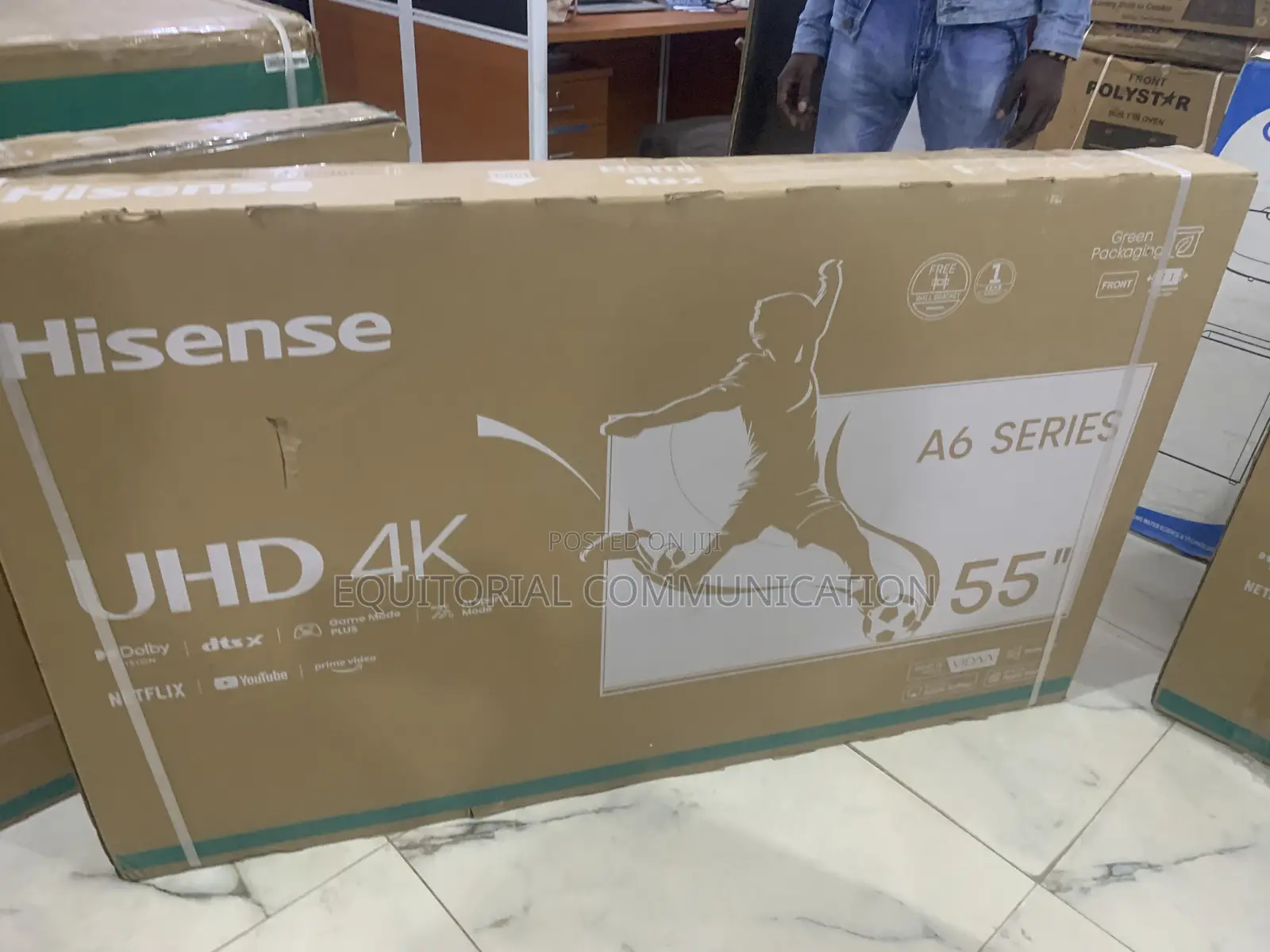 Hisense 55-Inch Uhd Smart Tv With Bluetooth, Youtube, Netflix