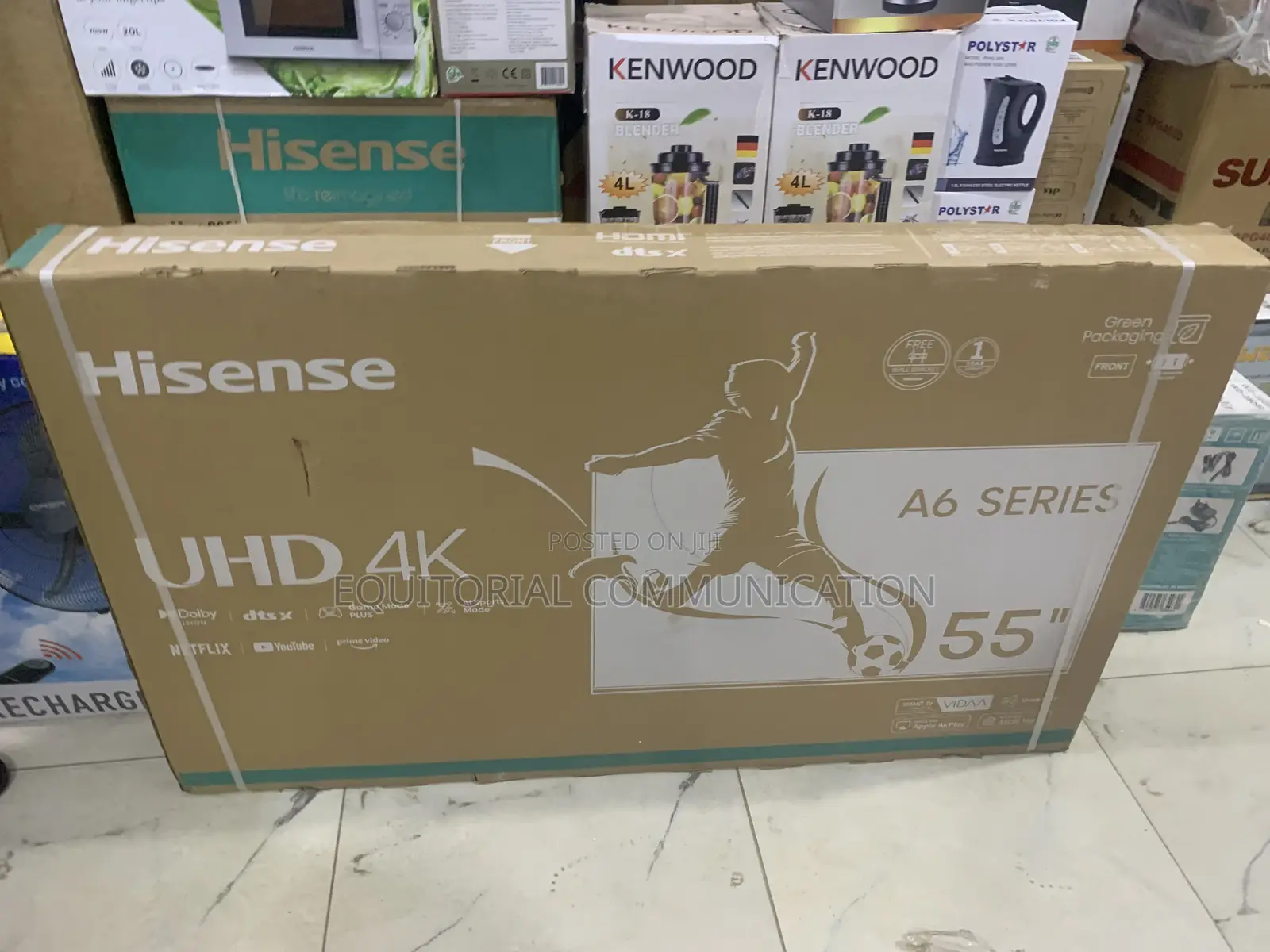 Hisense 55" Smart Tv With Ultra Hd Display