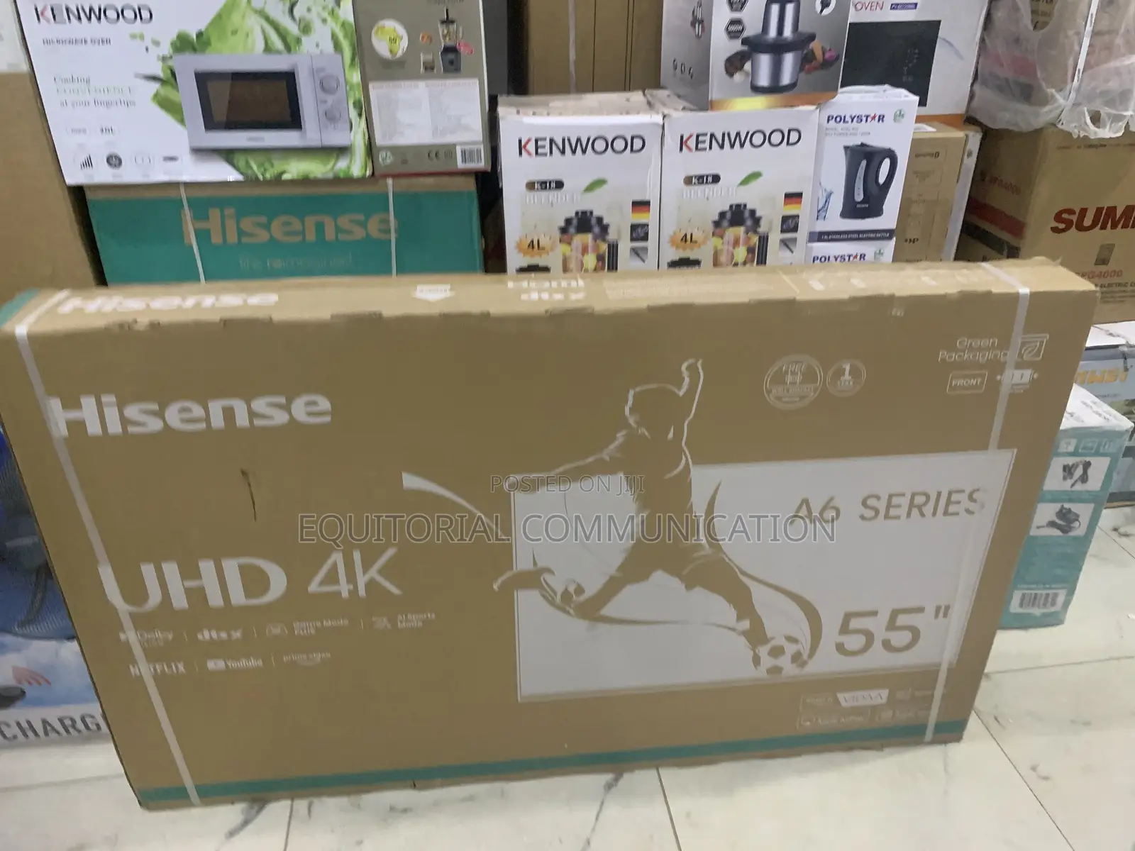 Hisense 55" Smart Tv With Ultra Hd Display