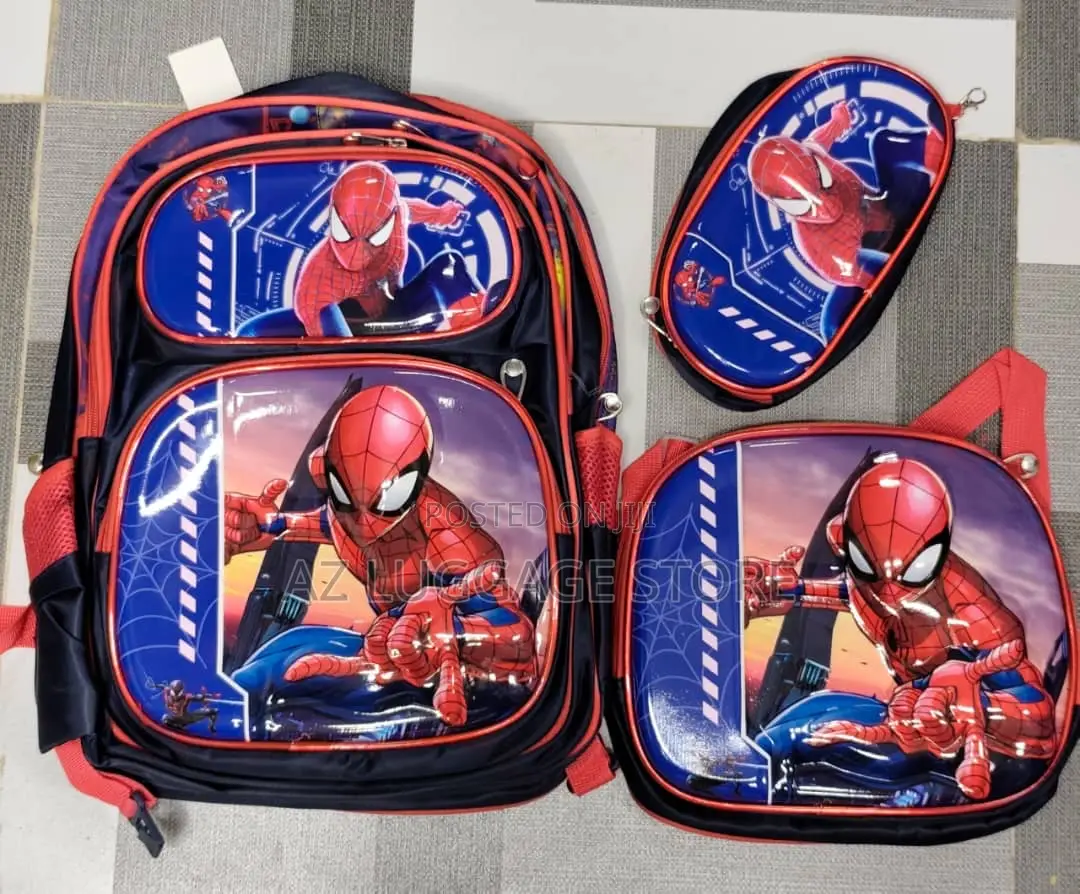 Children School Bag and Lunch and Pencil Cases