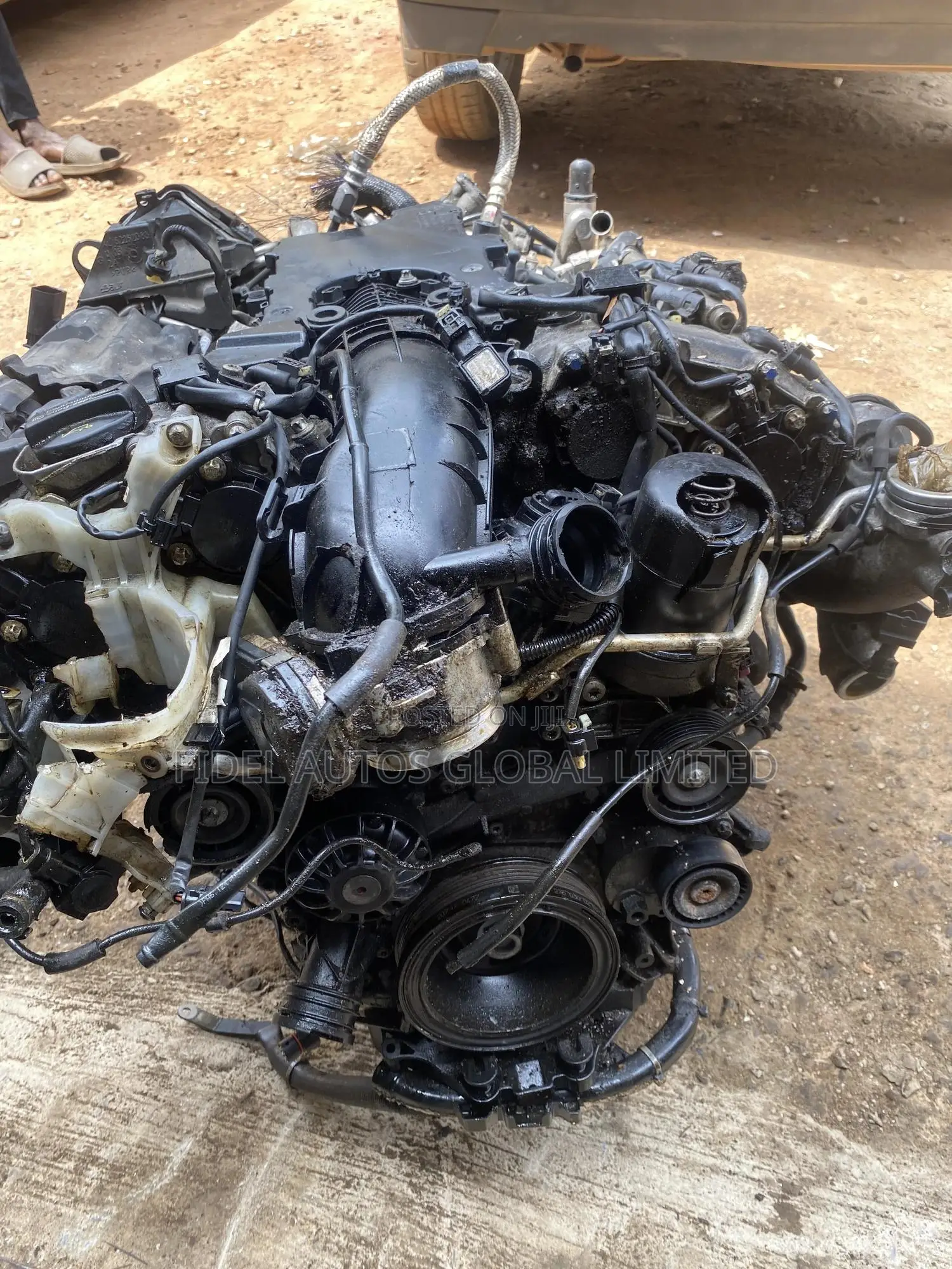 Mercedes C400 Twin Turbo V6 M276 Engine