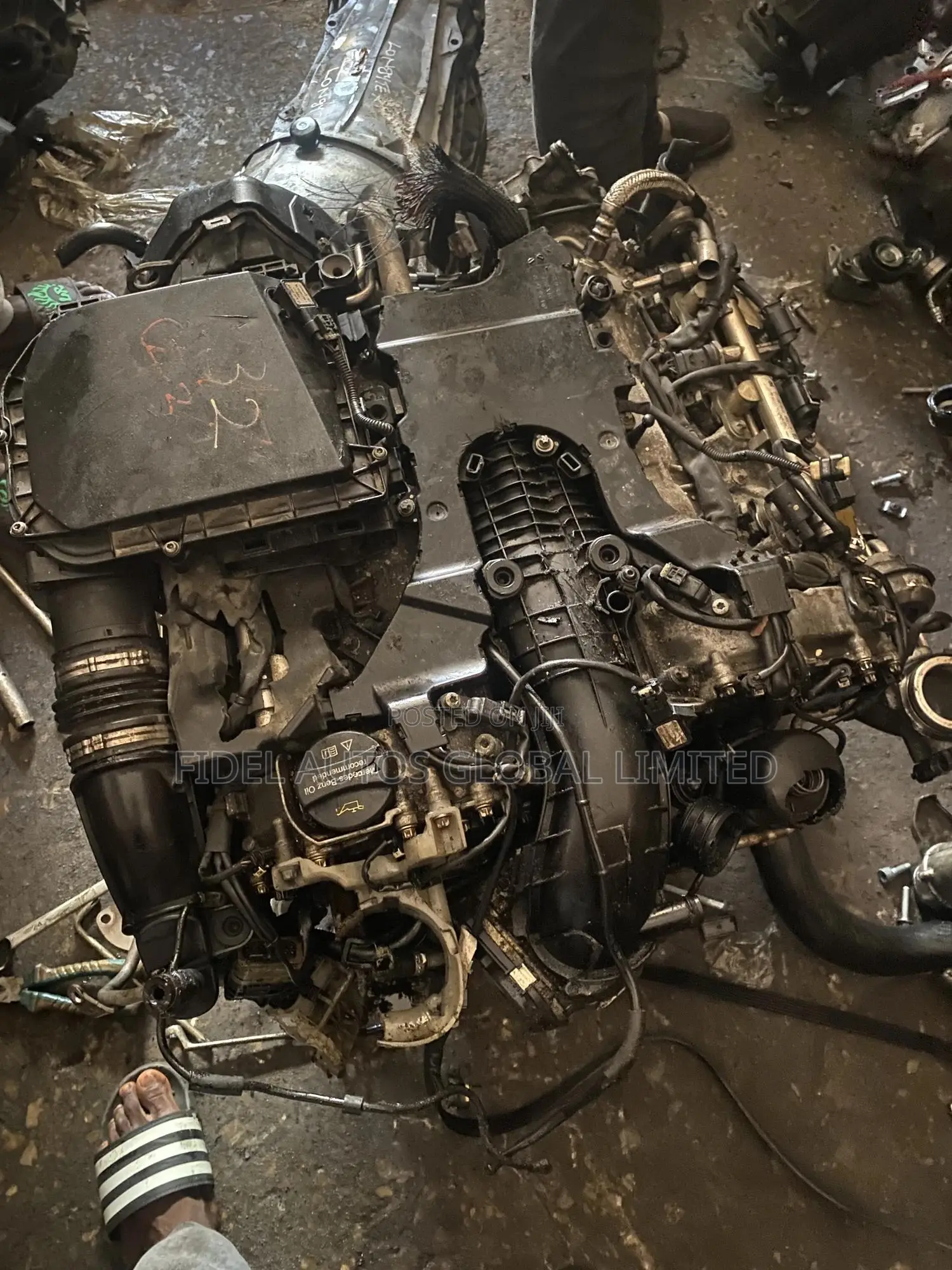 Mercedes C400 Twin Turbo V6 M276 Engine