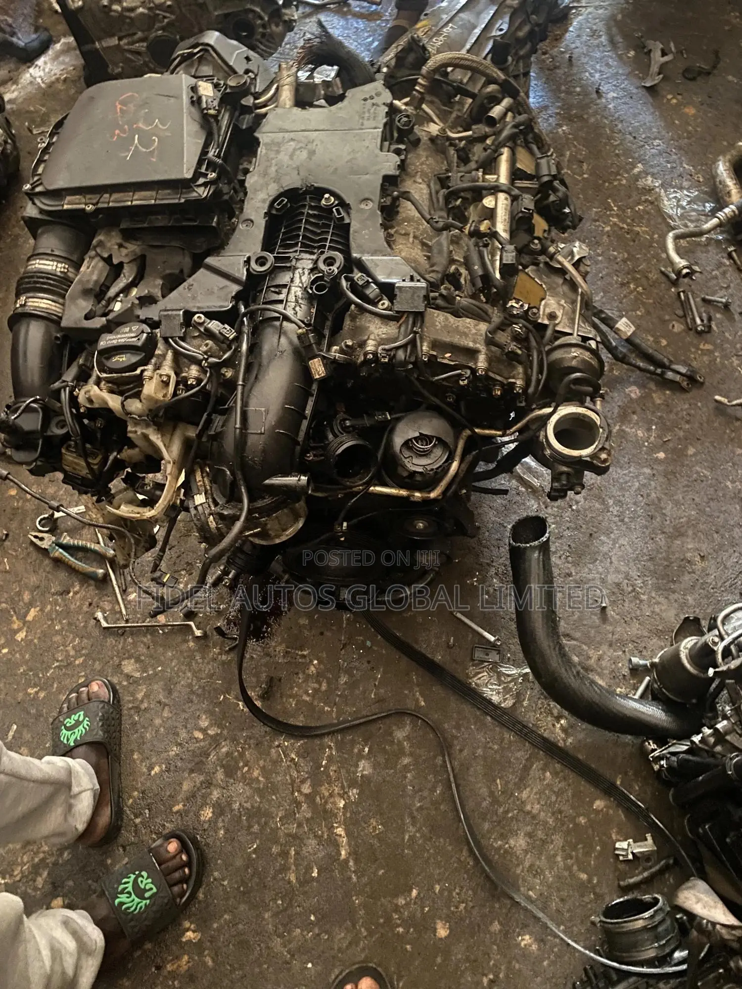 Mercedes C400 Twin Turbo V6 M276 Engine