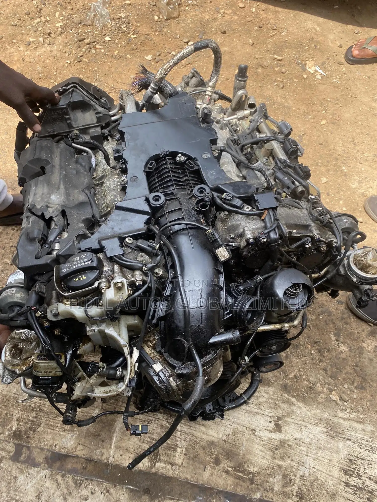 Mercedes C400 Twin Turbo V6 M276 Engine