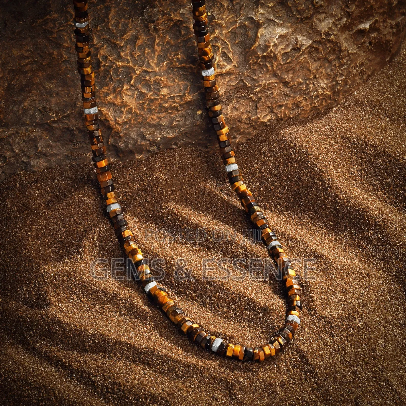 Tiger Eye Necklace Set