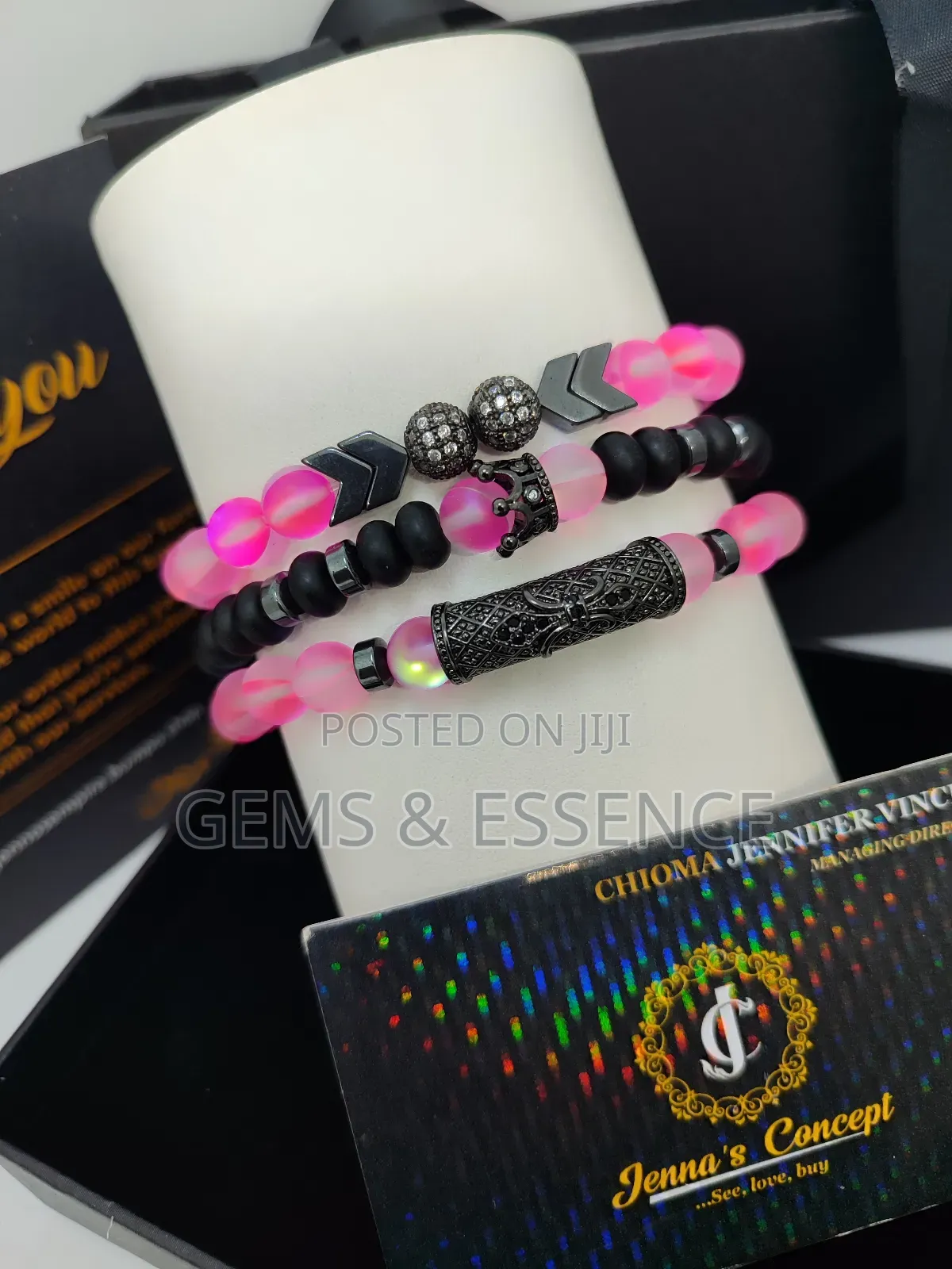 Pink Moonstone Bracelet