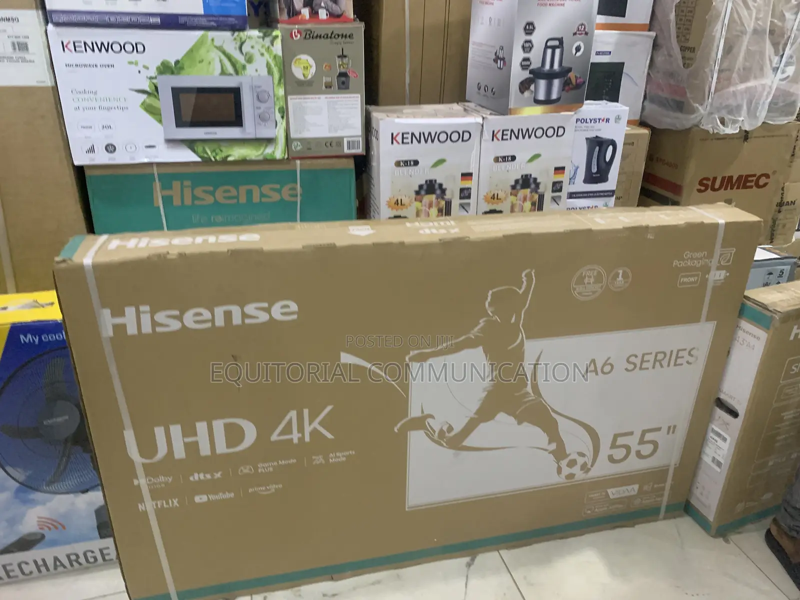 Hisense 55 Inches Smart Tv With Fast Processor