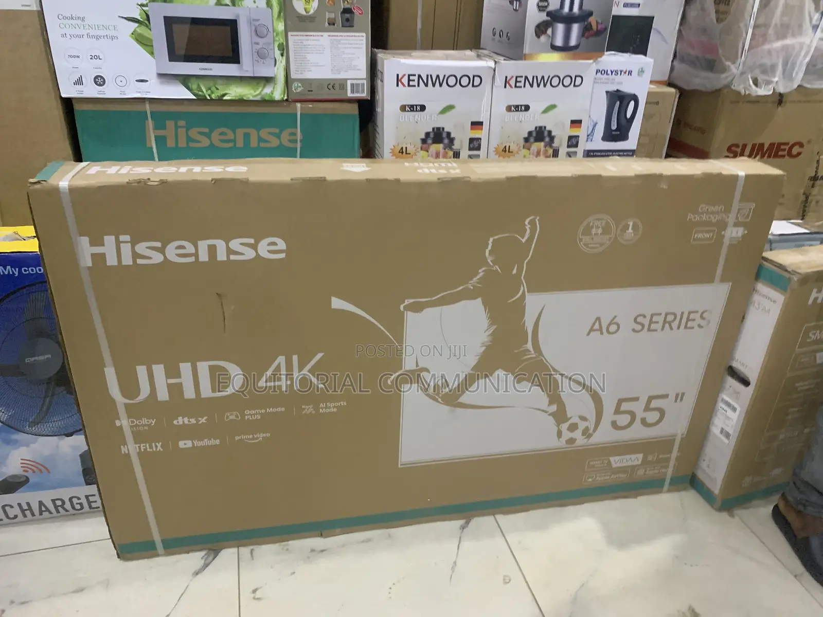 Hisense 55 Inches Smart Tv With Fast Processor