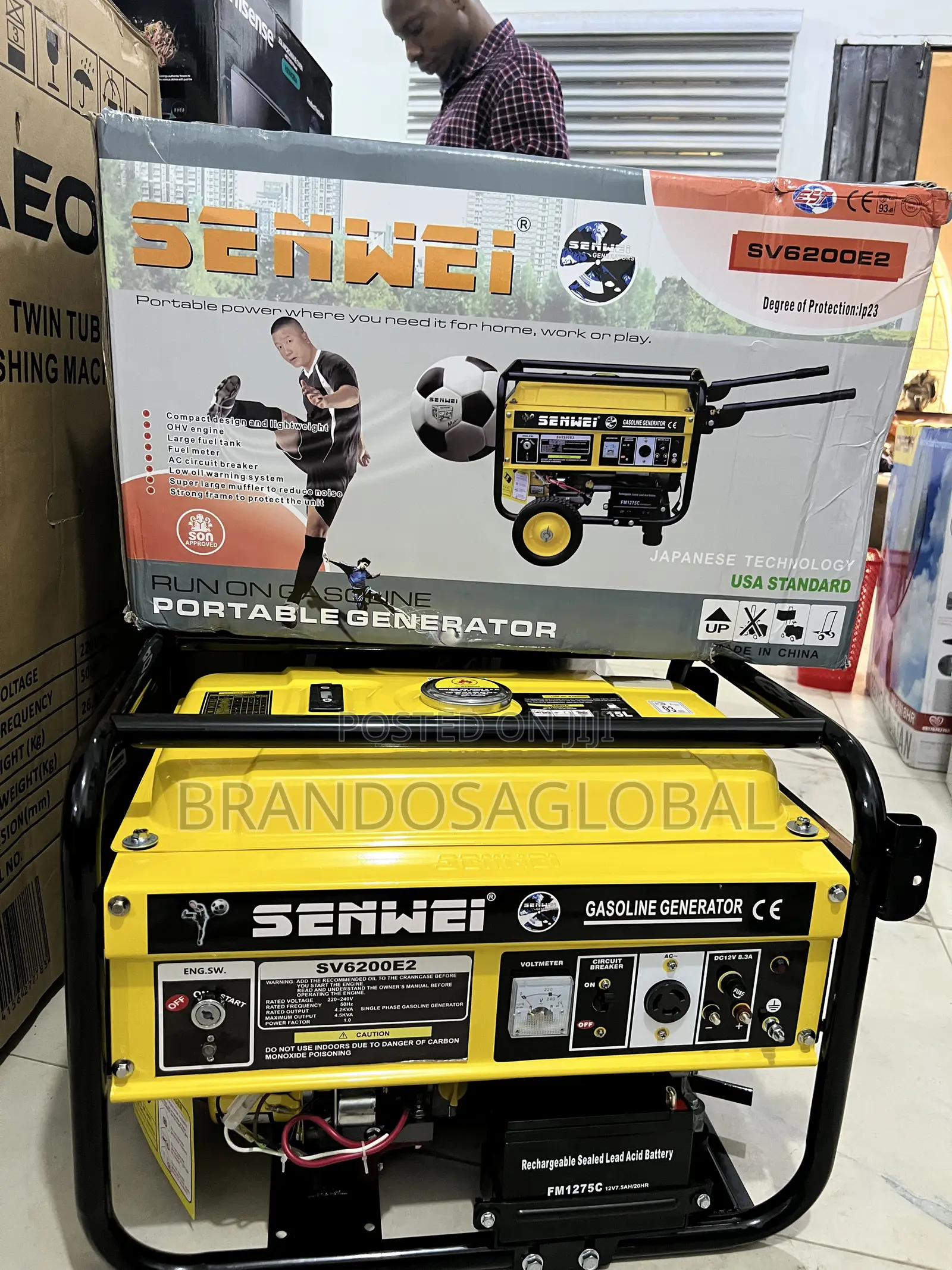 Senwei 4.5kva Key Start Generator – Fuel Saving